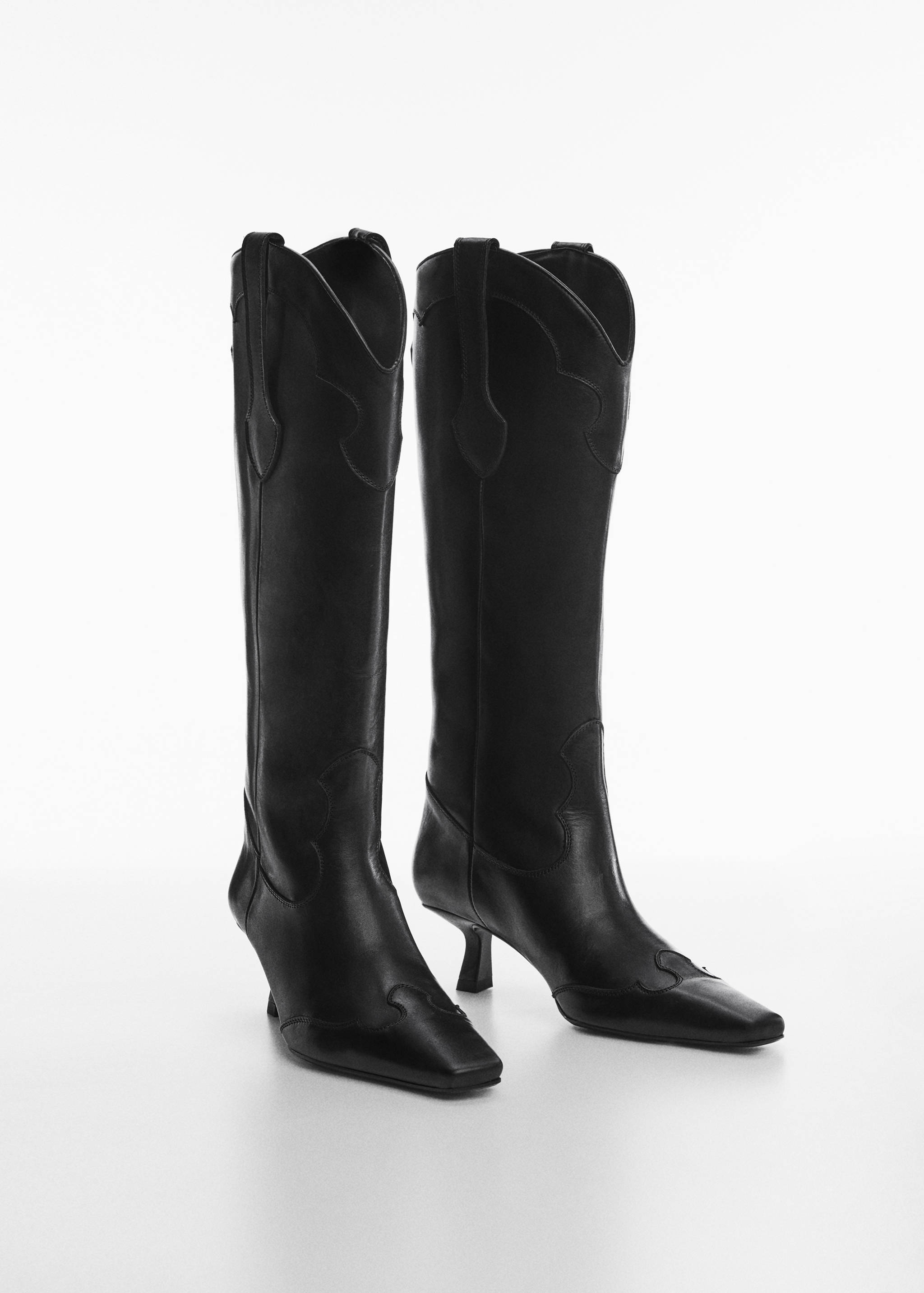 Cowboy leather boots - Medium plane