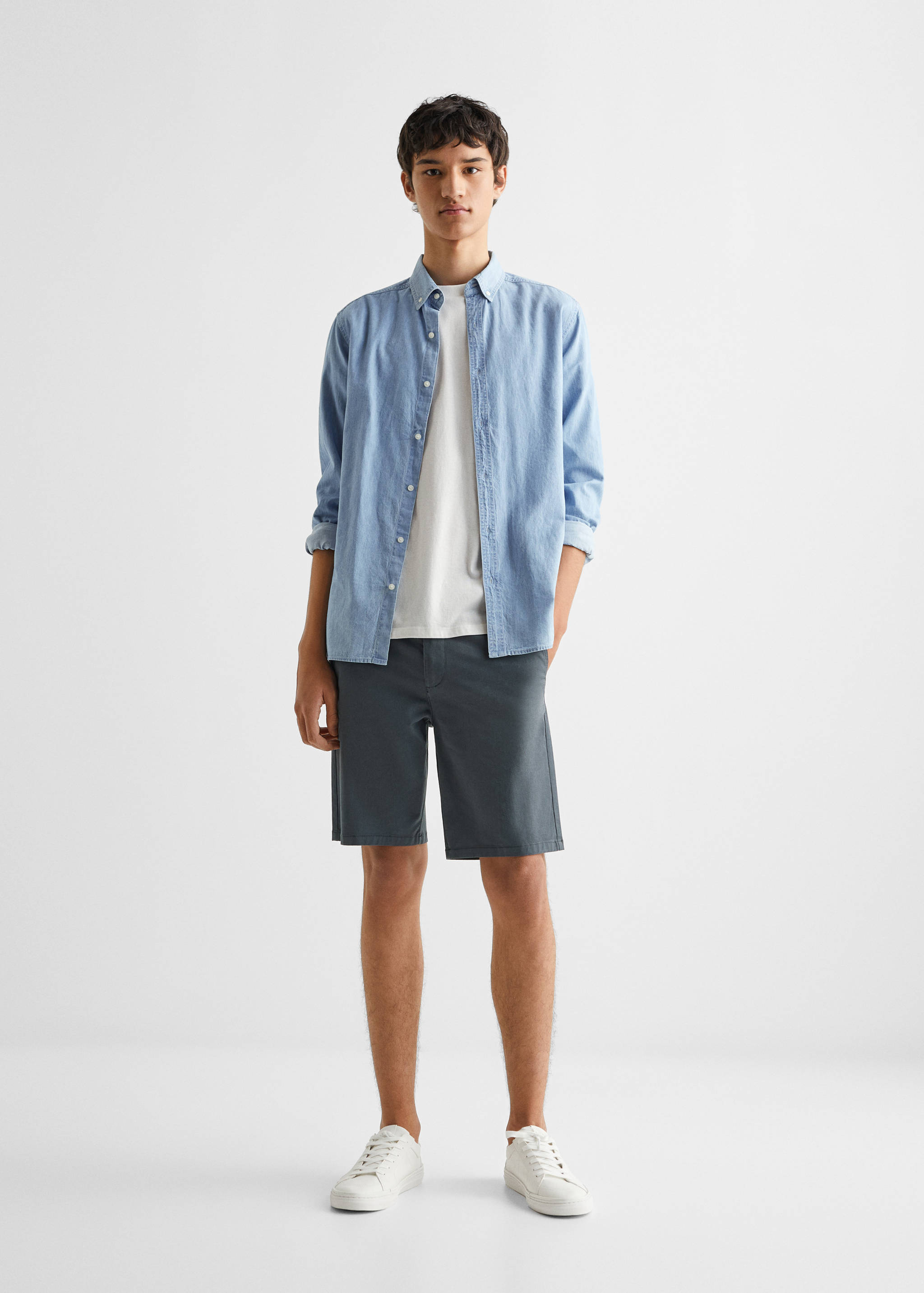 Regular fit cotton shirt - General plane