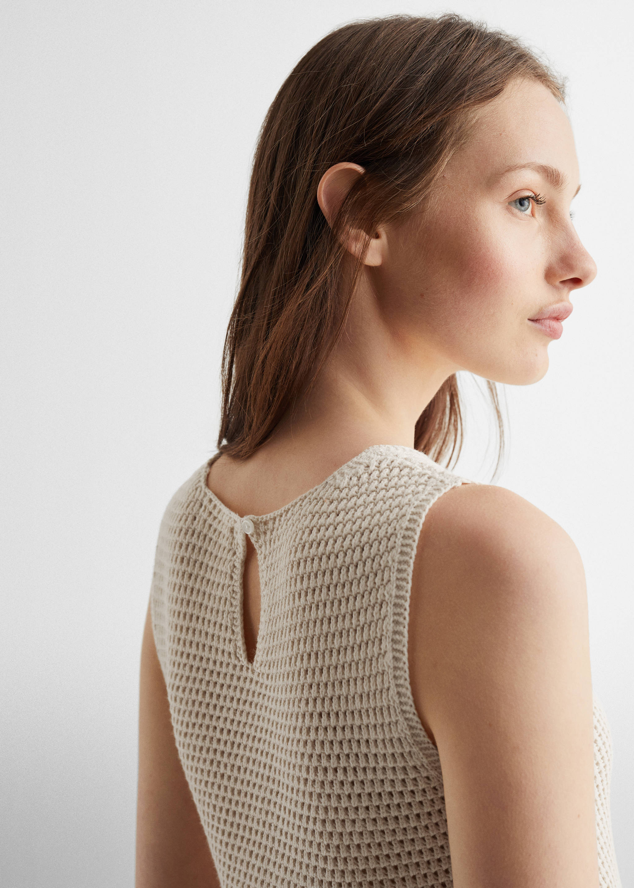 Stricktop mit Lochmuster - Detail des Artikels 1