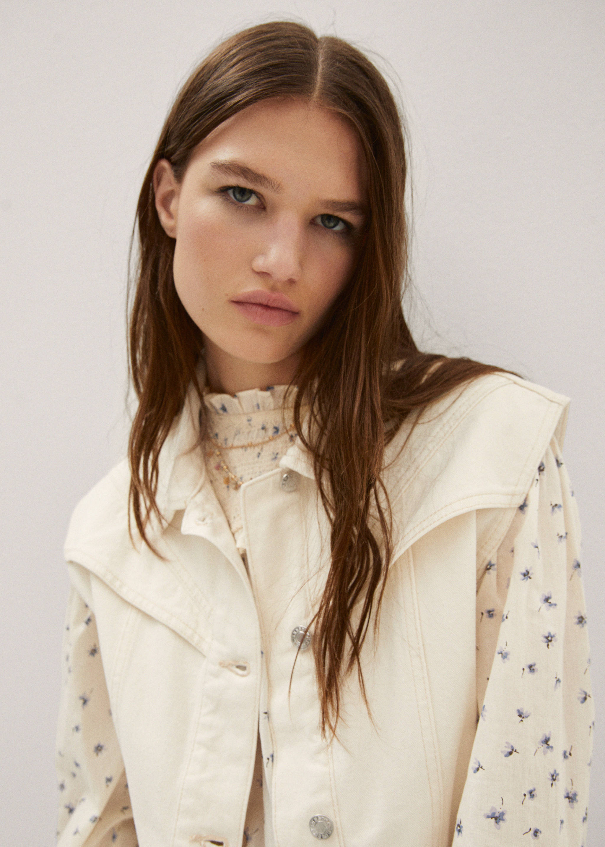 Chaleco vaquero costuras - Detalle del artículo 1