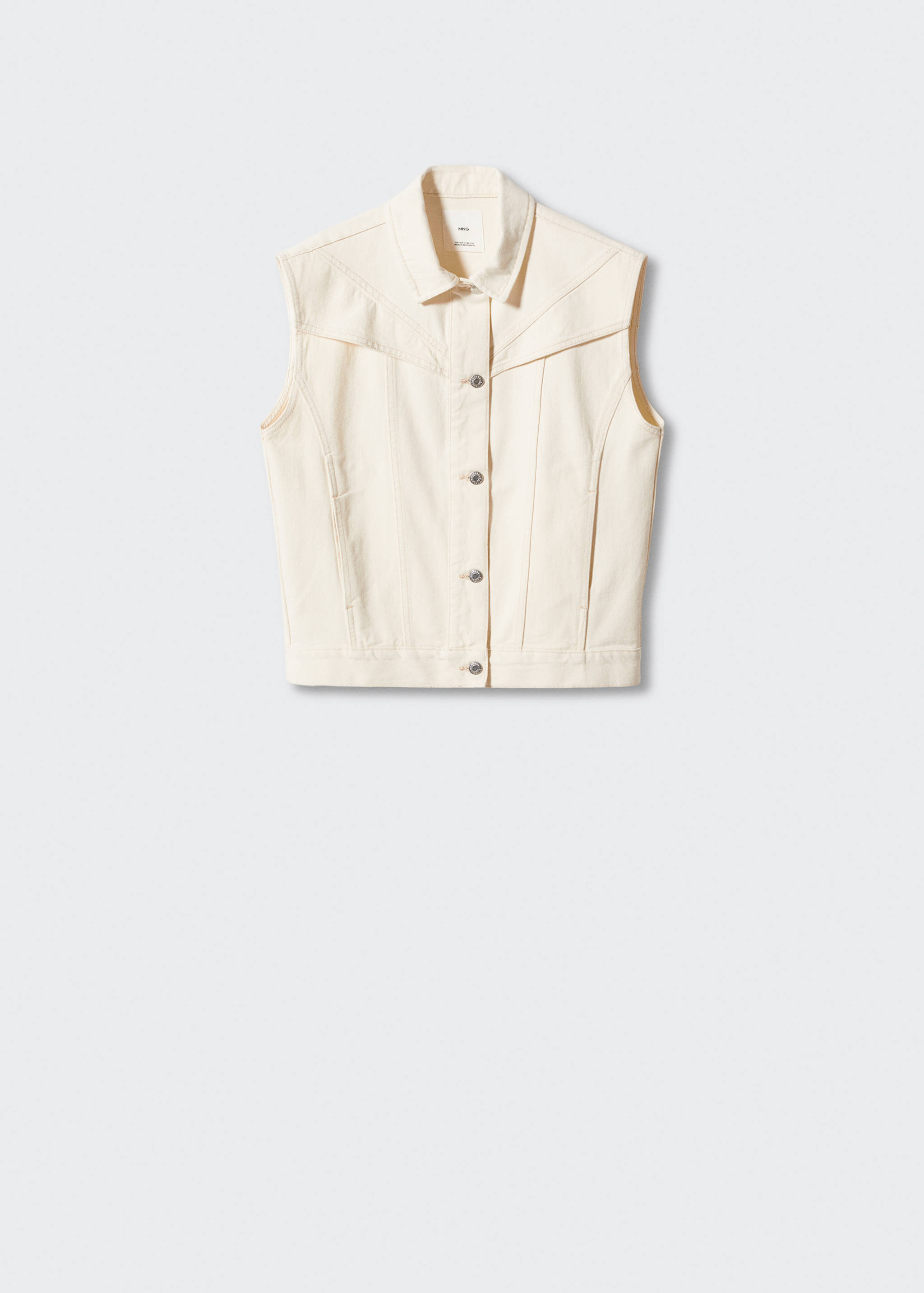 Chaleco vaquero costuras - Artículo sin modelo