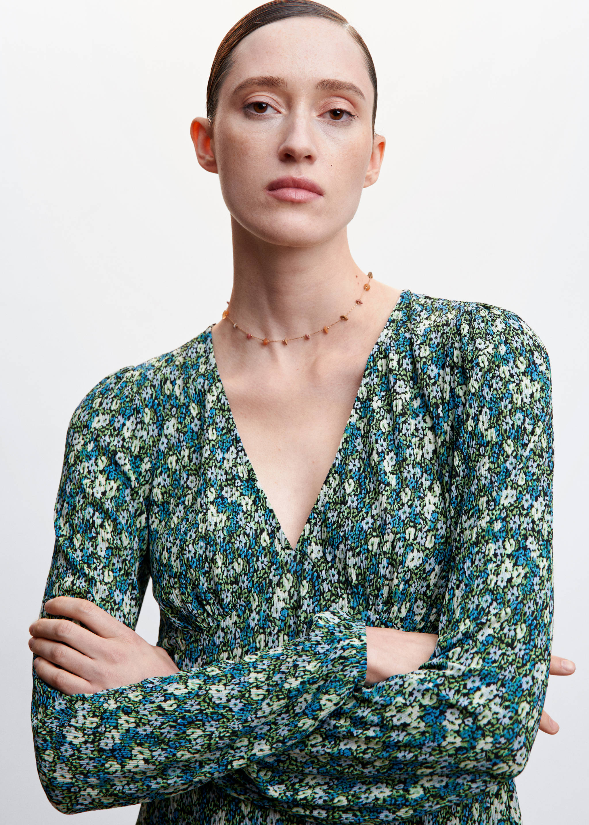 Blouse col en V - Détail de l'article 1