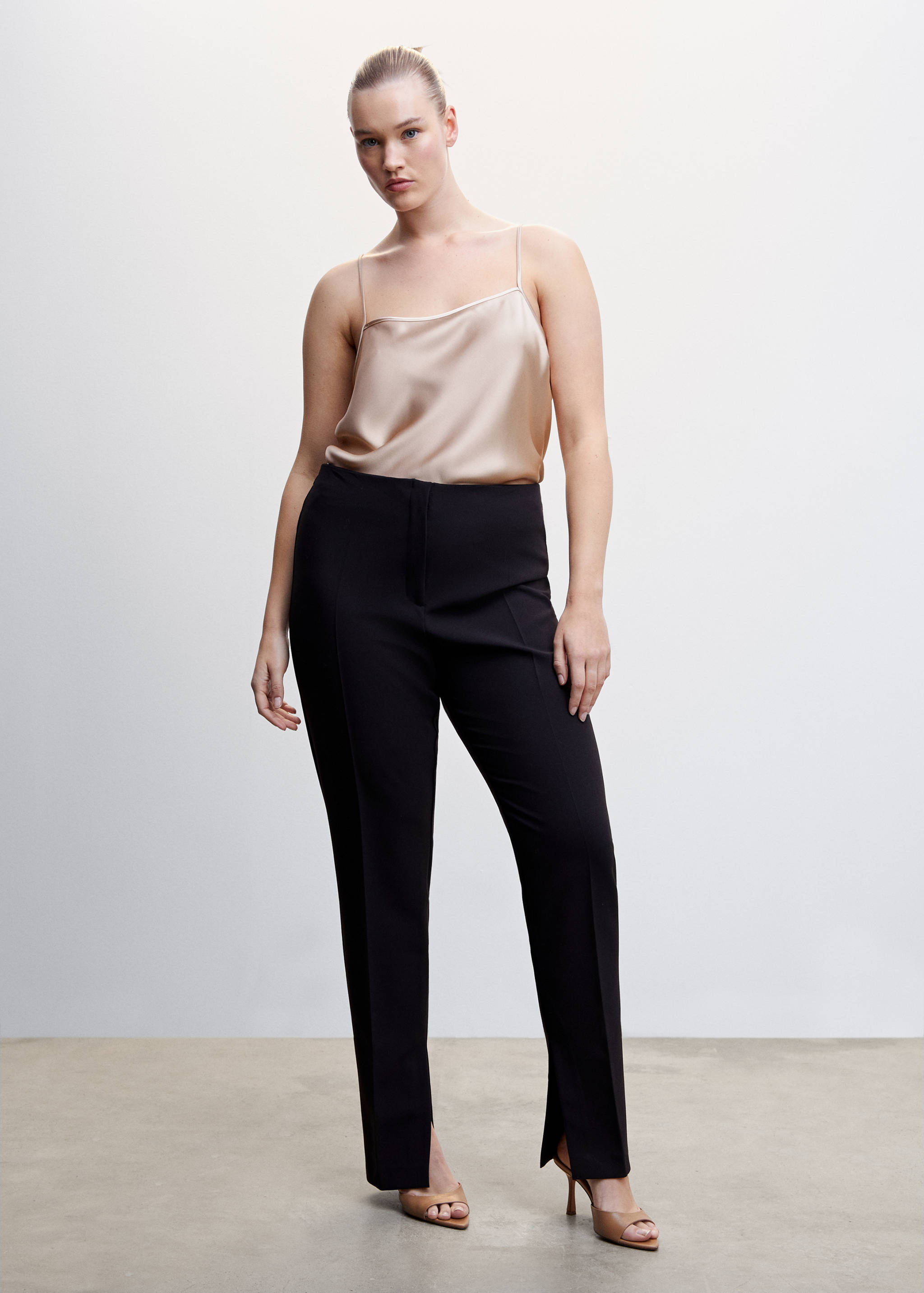 Satin lace top - Details of the article 3