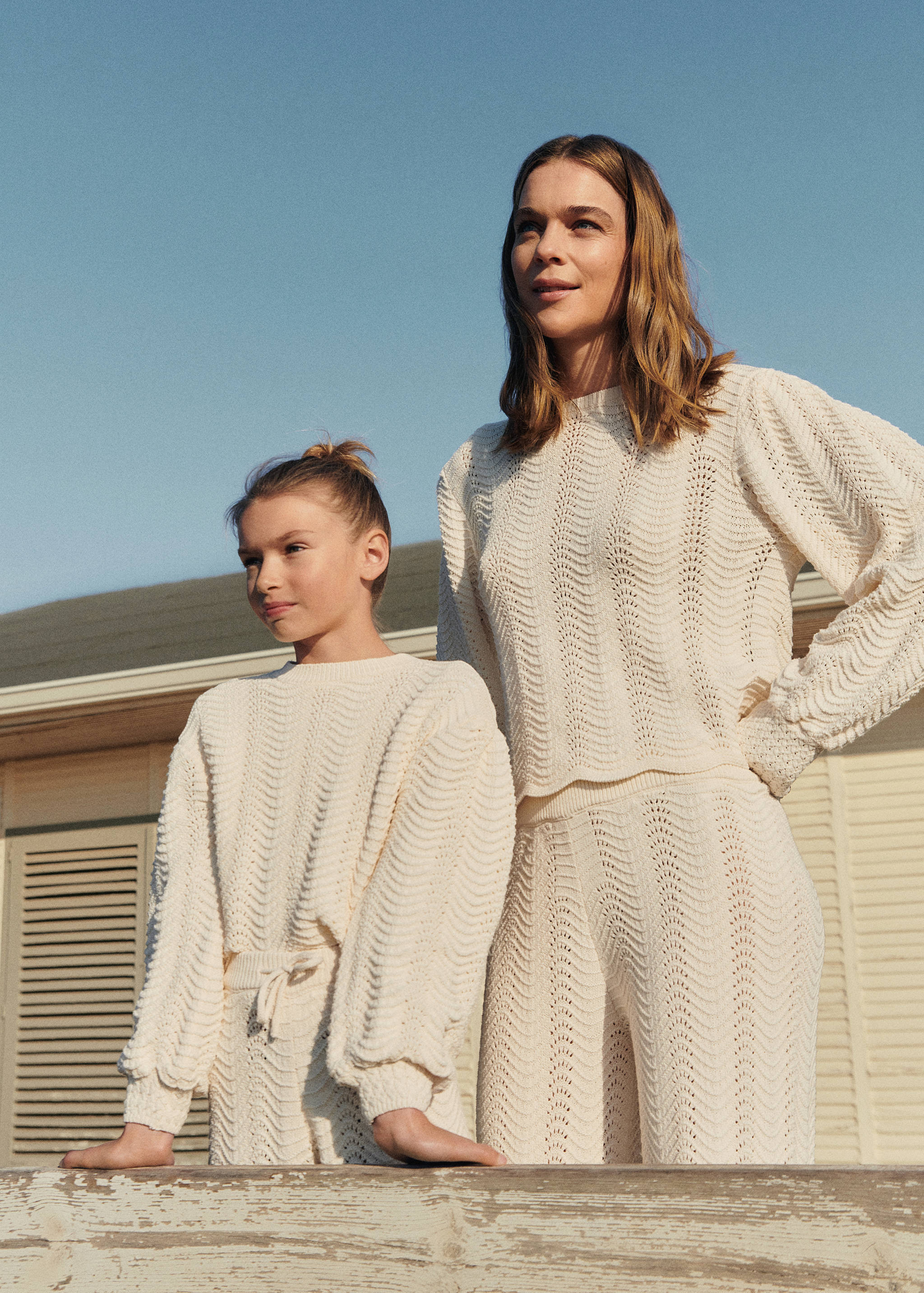 Puff-sleeve knitted sweater - Details of the article 5