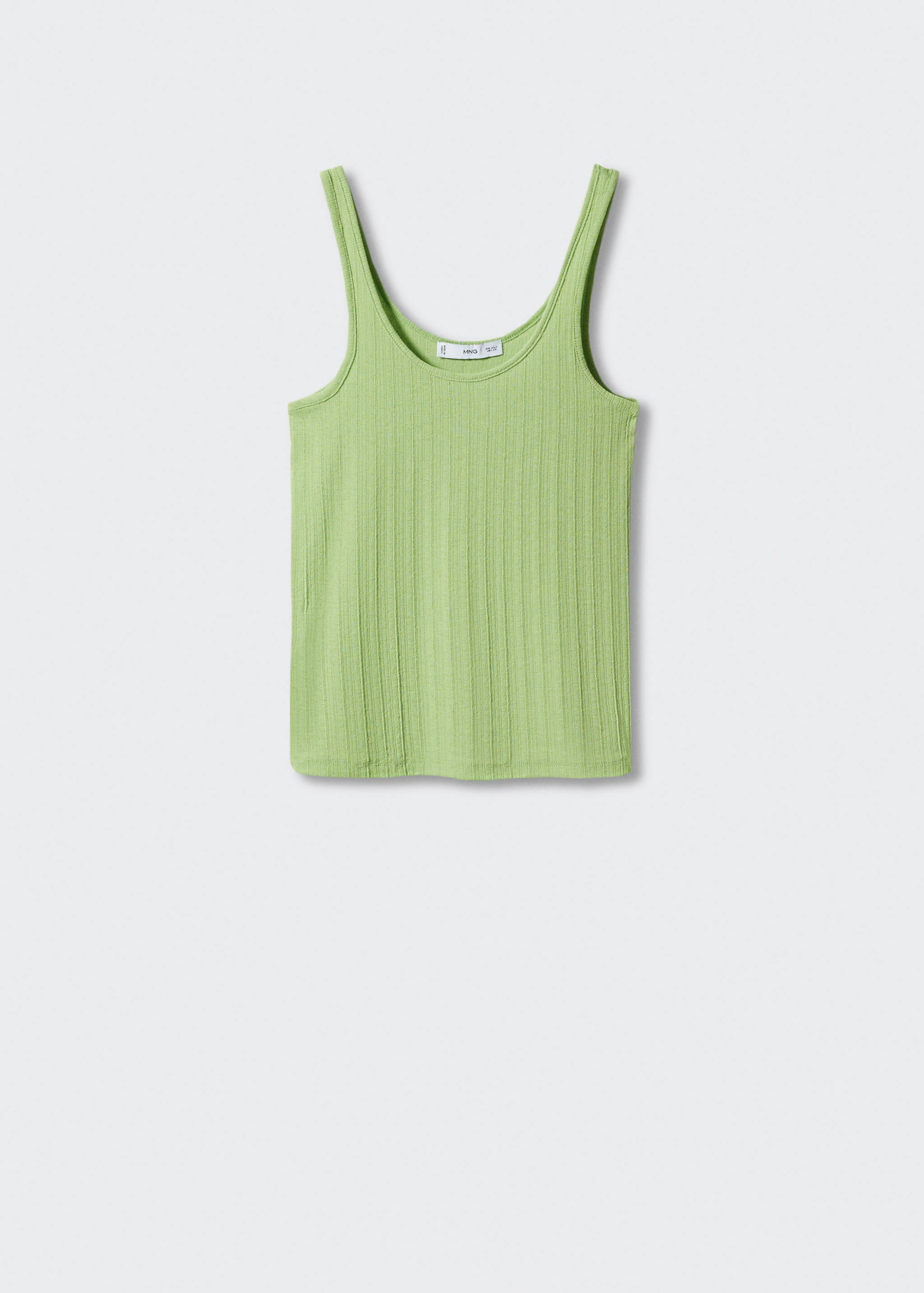 Geripptes Trägershirt - Artikel ohne Model
