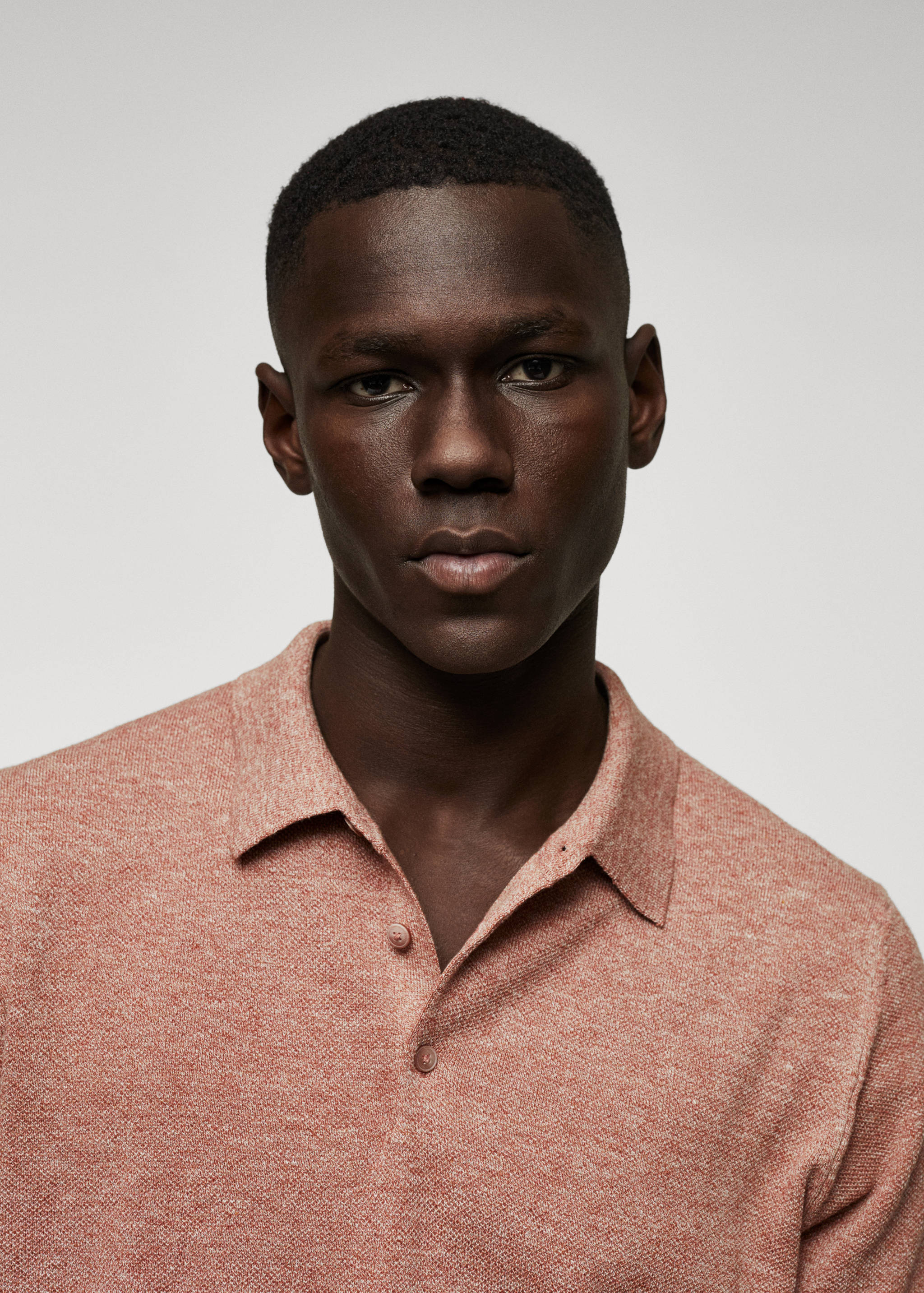 Strick-Poloshirt aus Baumwolle - Detail des Artikels 1