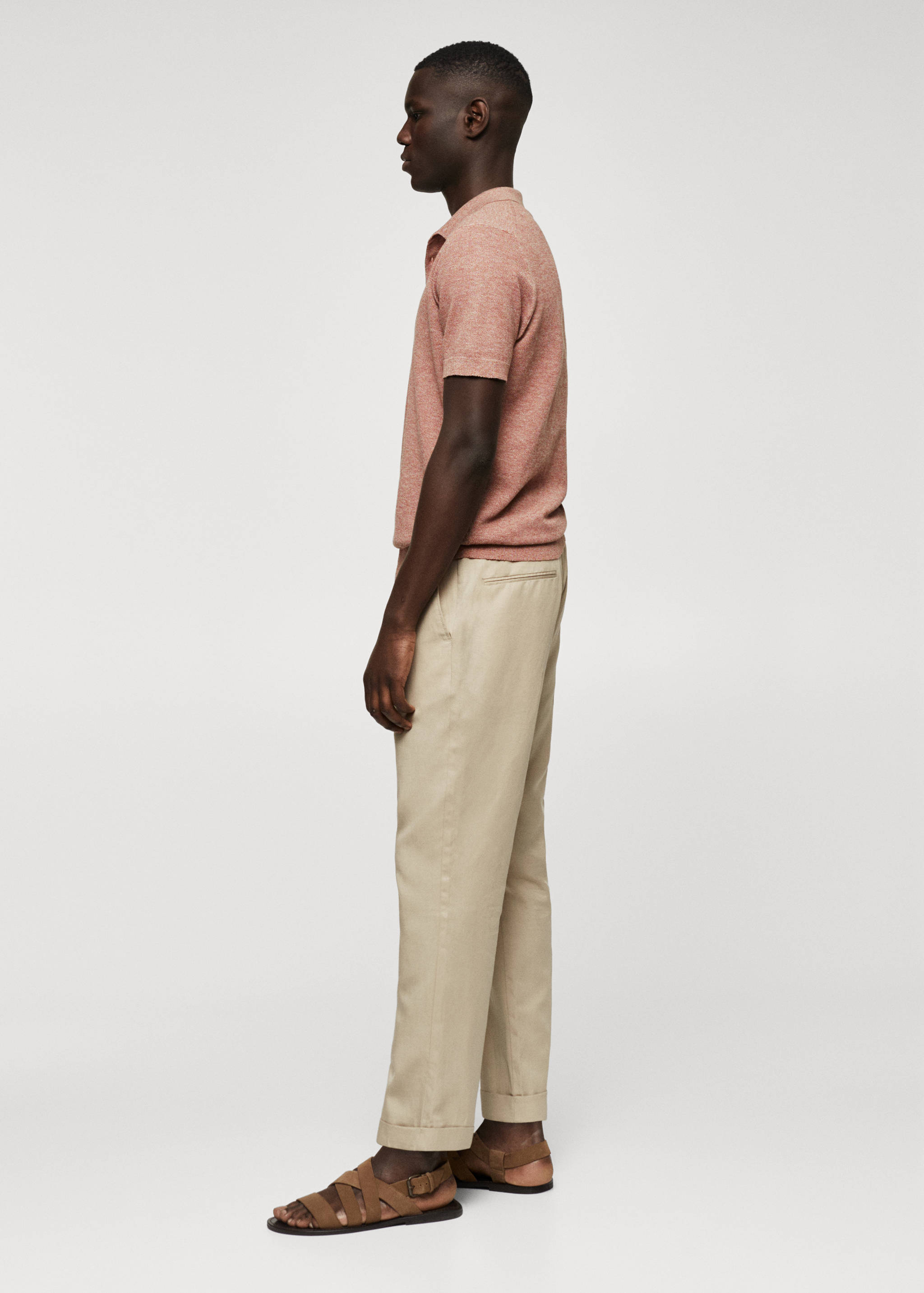 Strick-Poloshirt aus Baumwolle - Detail des Artikels 6