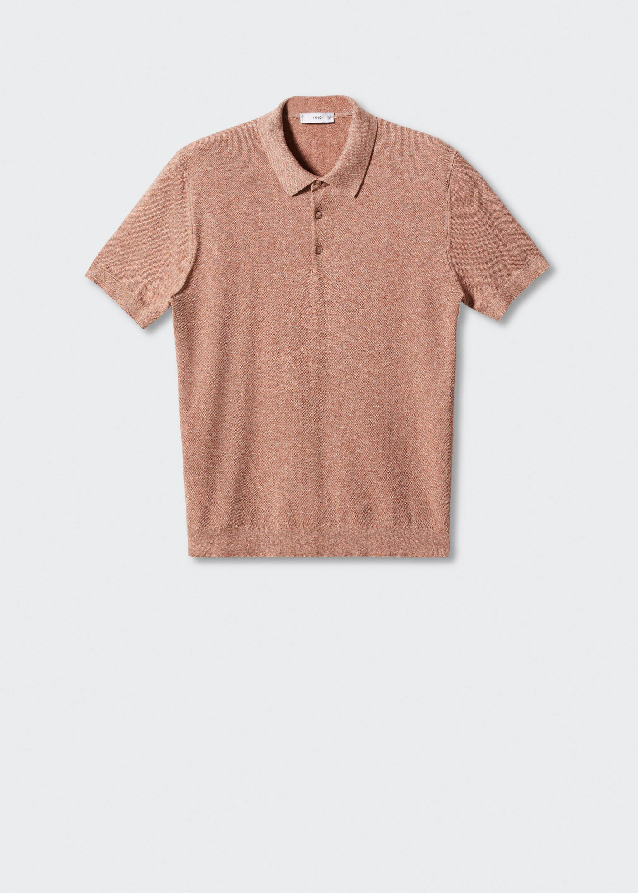 Strick-Poloshirt aus Baumwolle - Artikel ohne Model