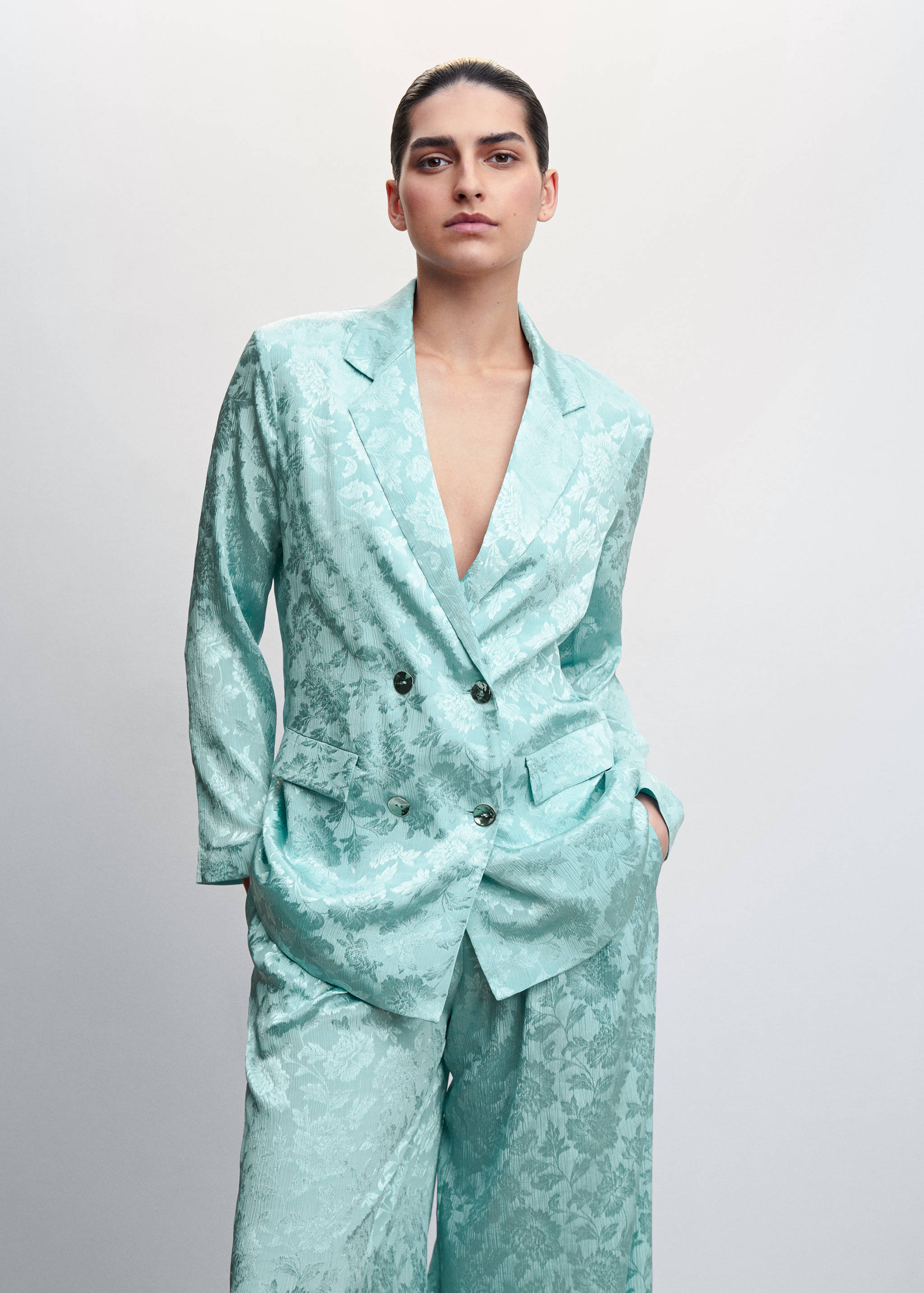 Jacquard-Anzughose - Detail des Artikels 1