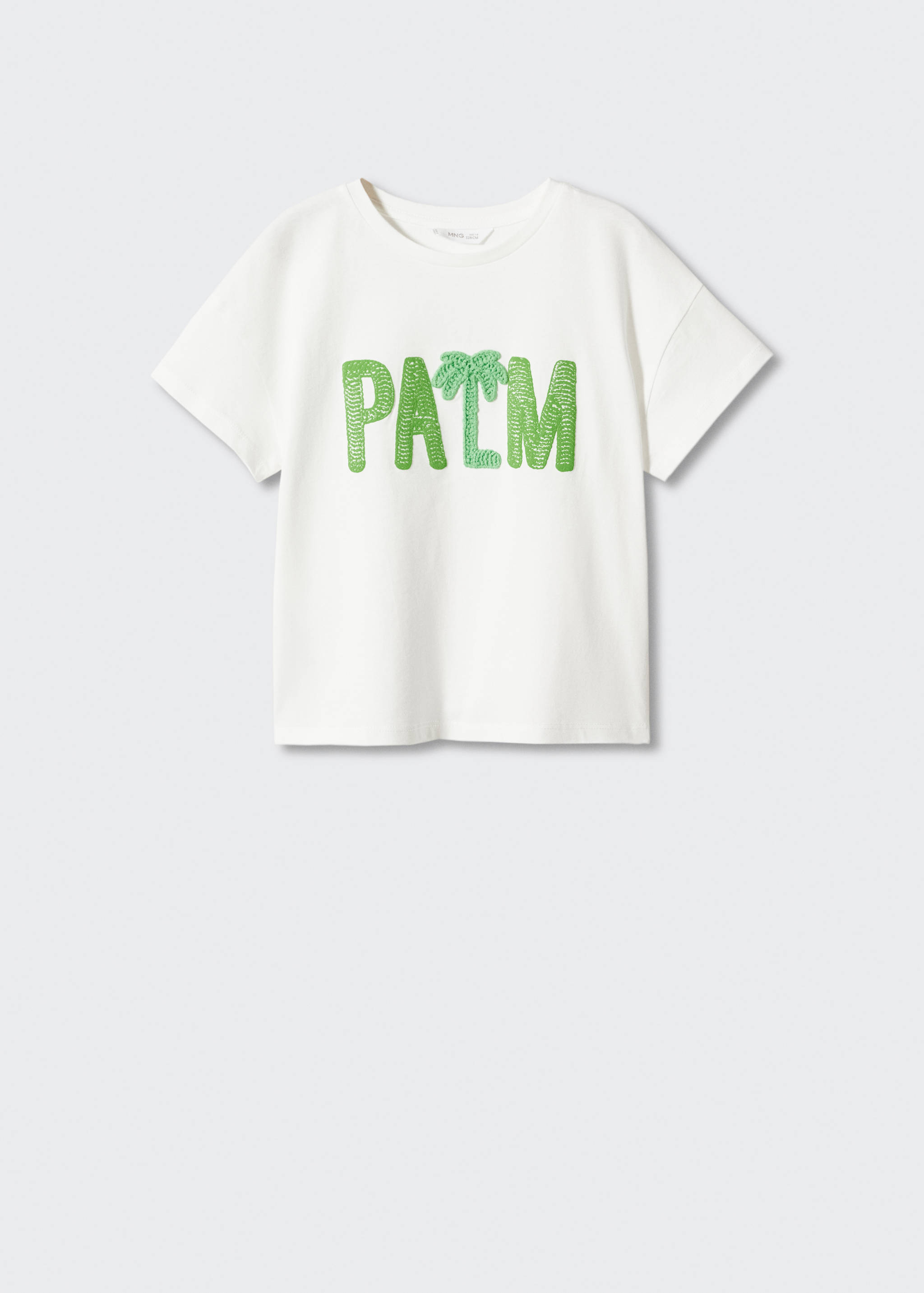 T-shirt mensagem bordado - Artigo sem modelo