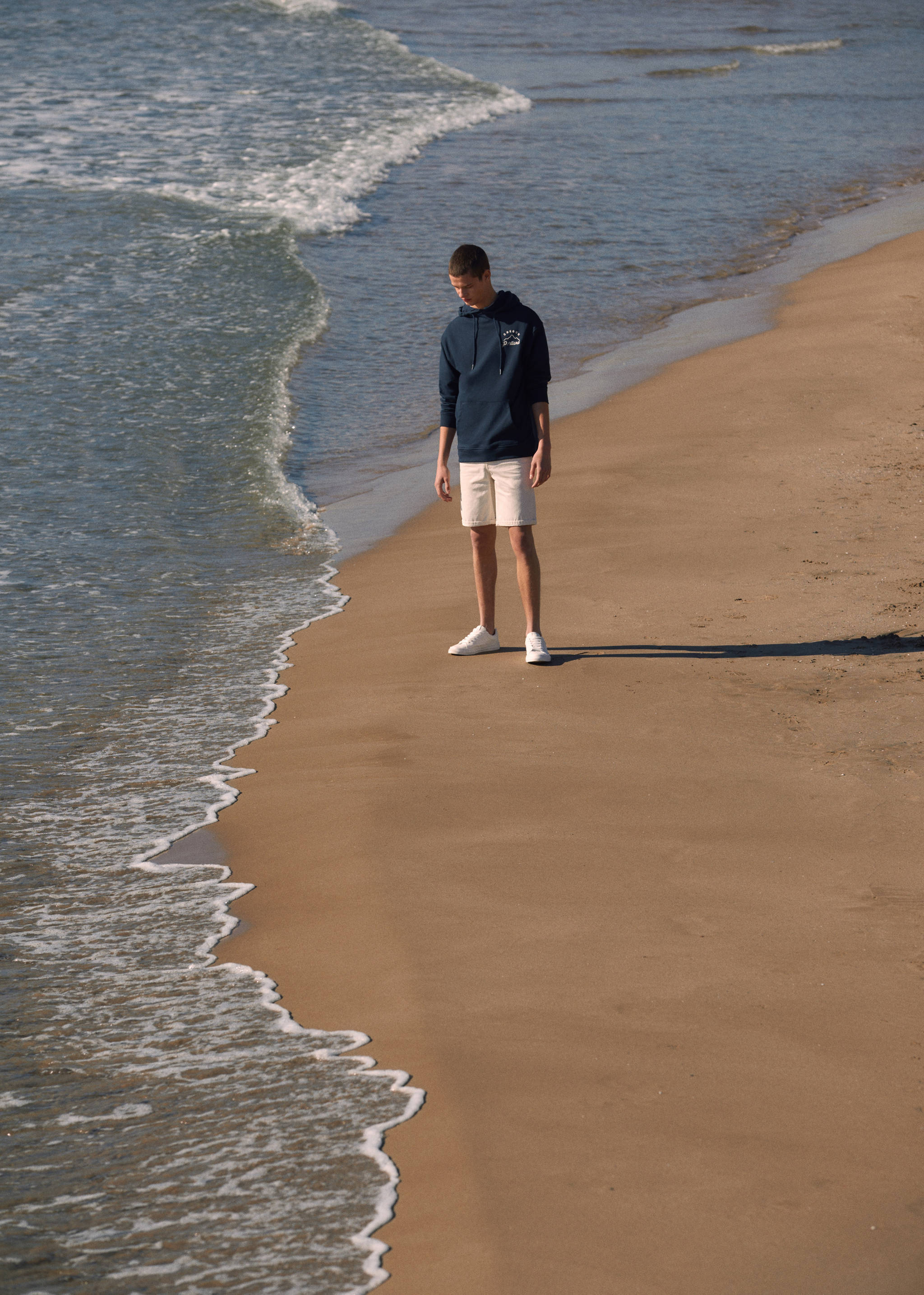 Cotton denim shorts - Details of the article 5