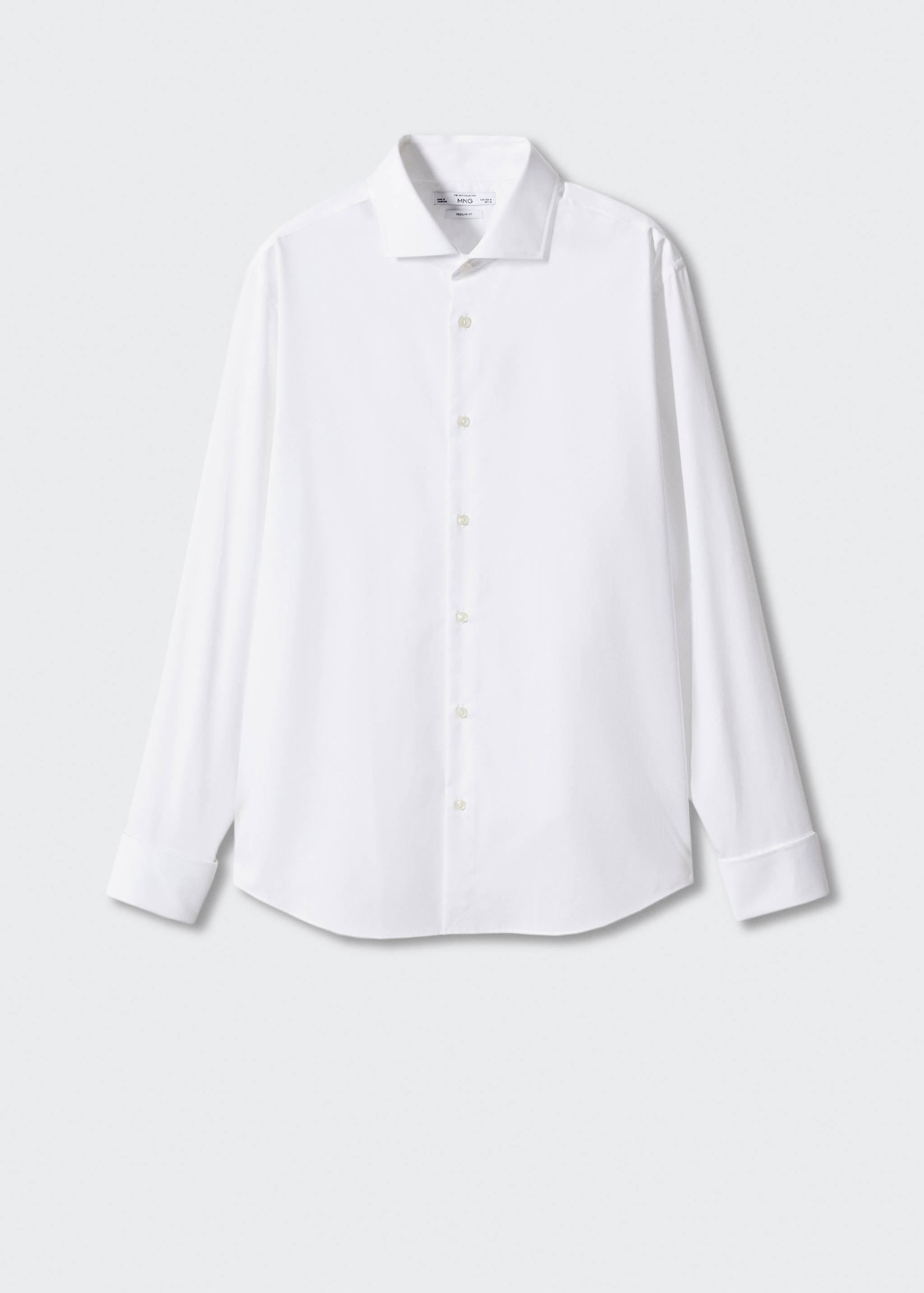 Obleková košile regular fit s manžetovými knoflíčky - Zboží bez modelu