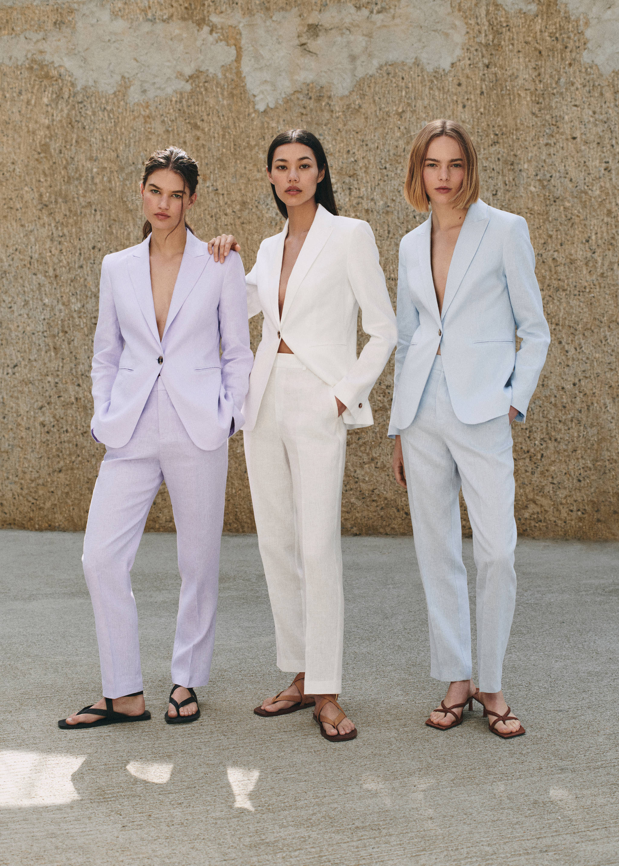 100% linen suit trousers - Details of the article 6