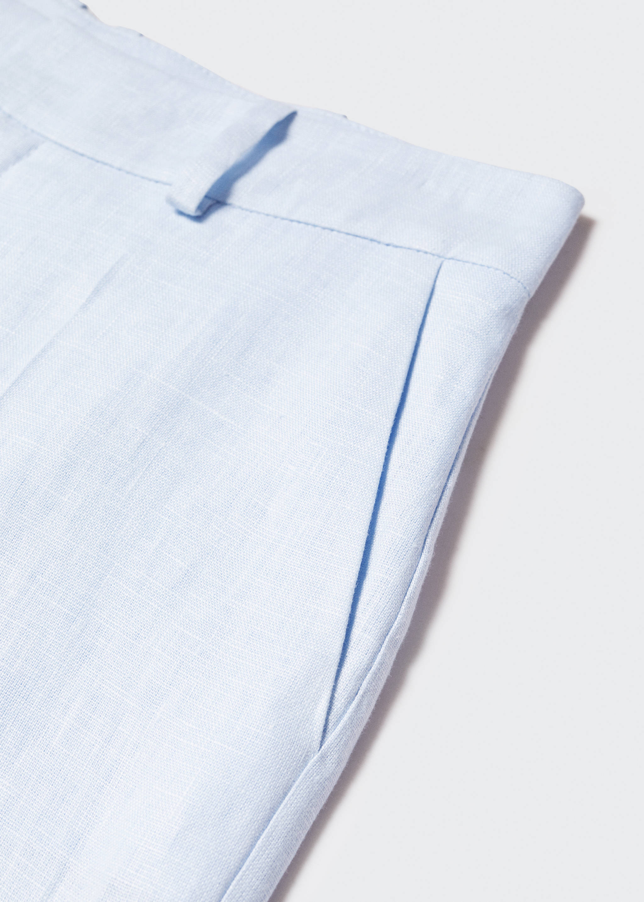 100% linen suit trousers - Details of the article 8