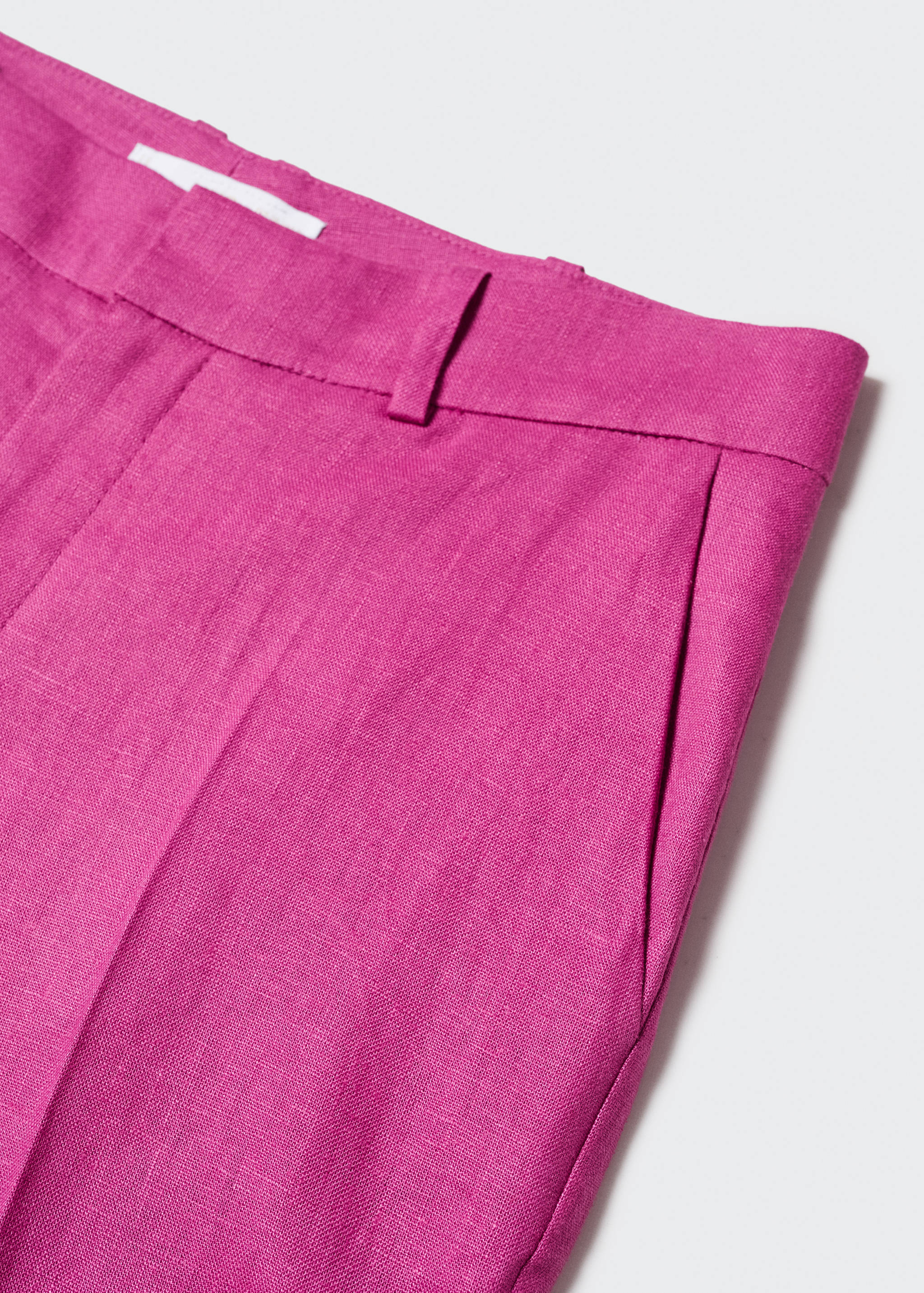 100% linen suit trousers - Details of the article 8