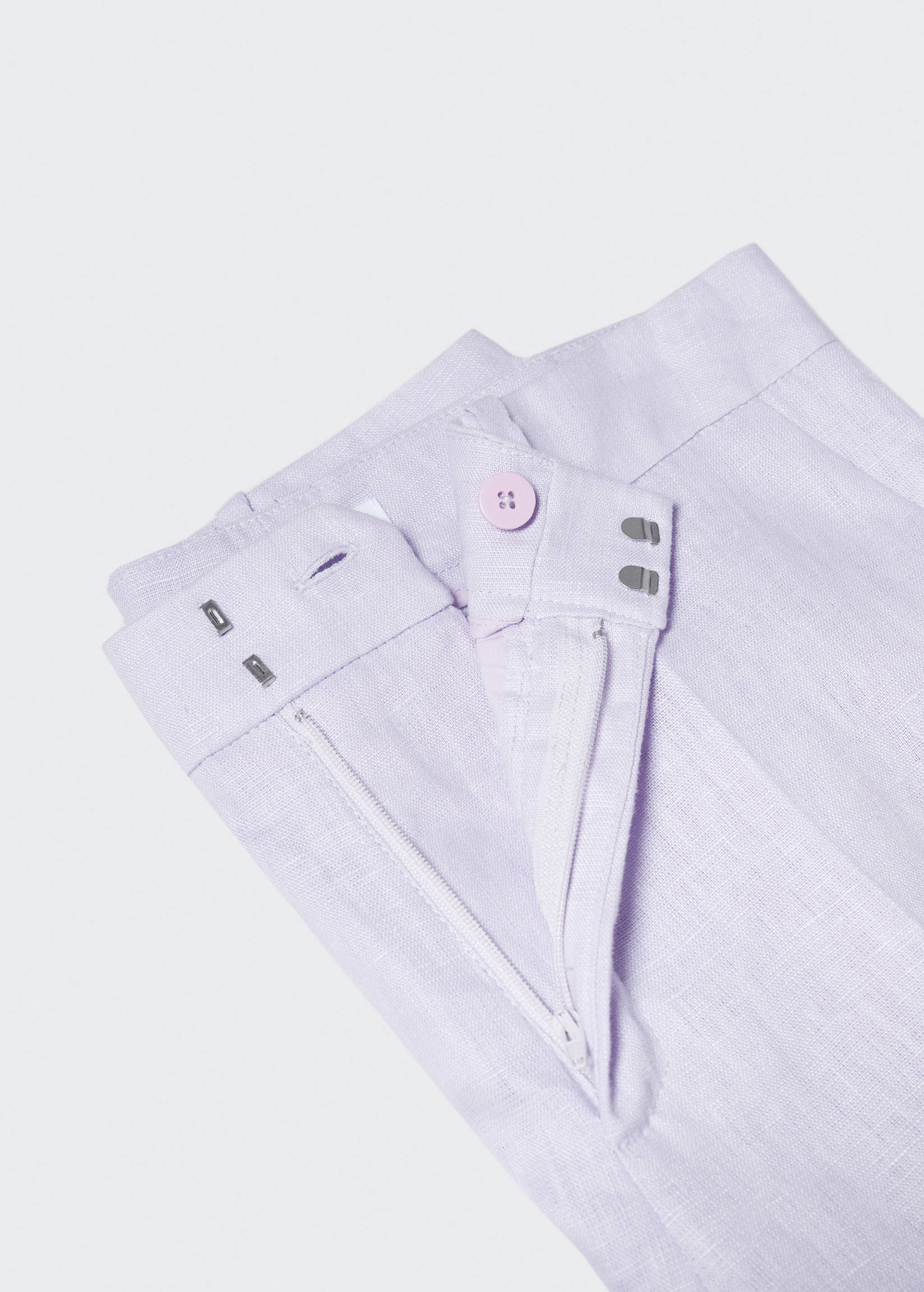 100% linen suit trousers - Details of the article 8