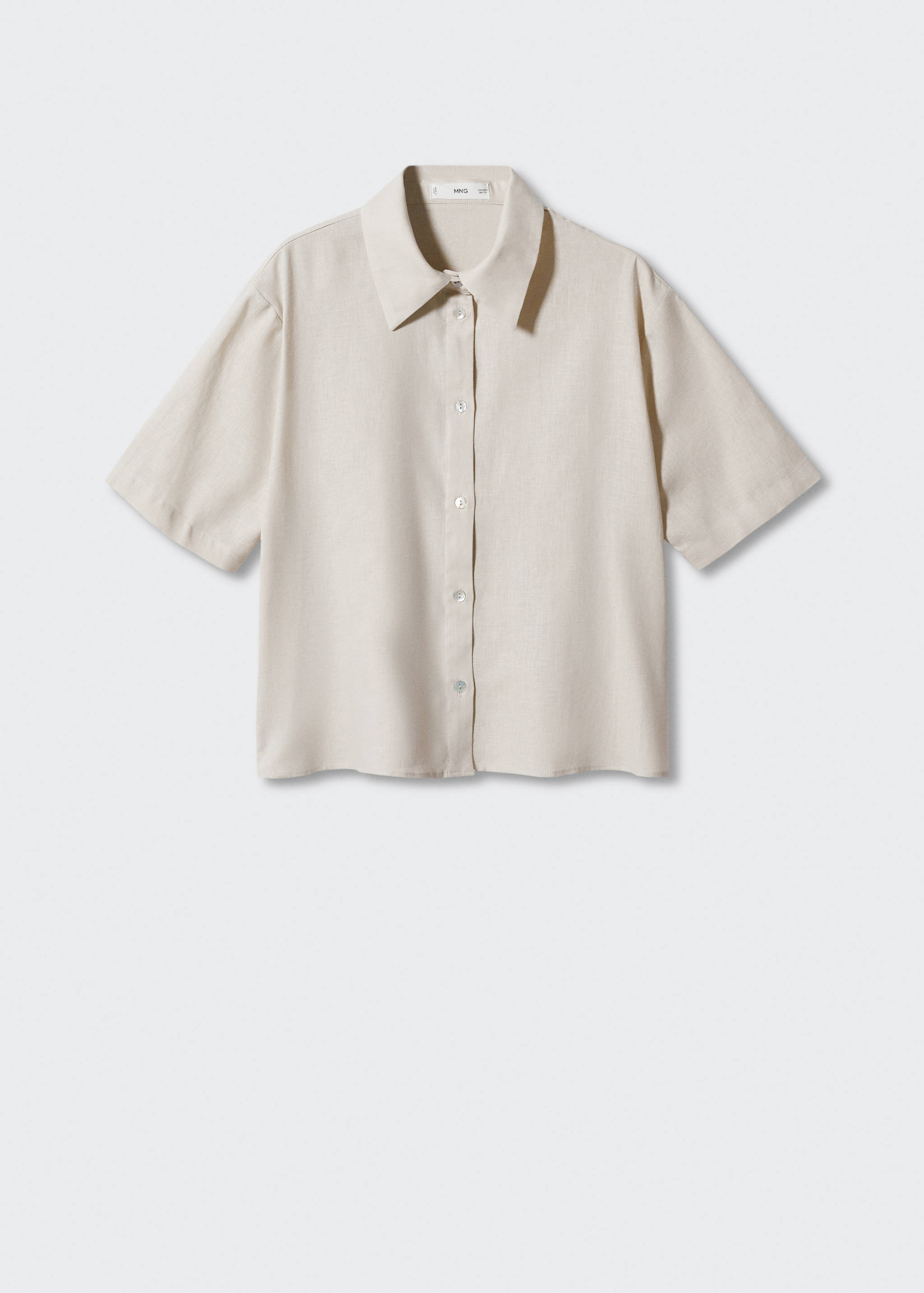 Linen pyjama shirt - Article without model
