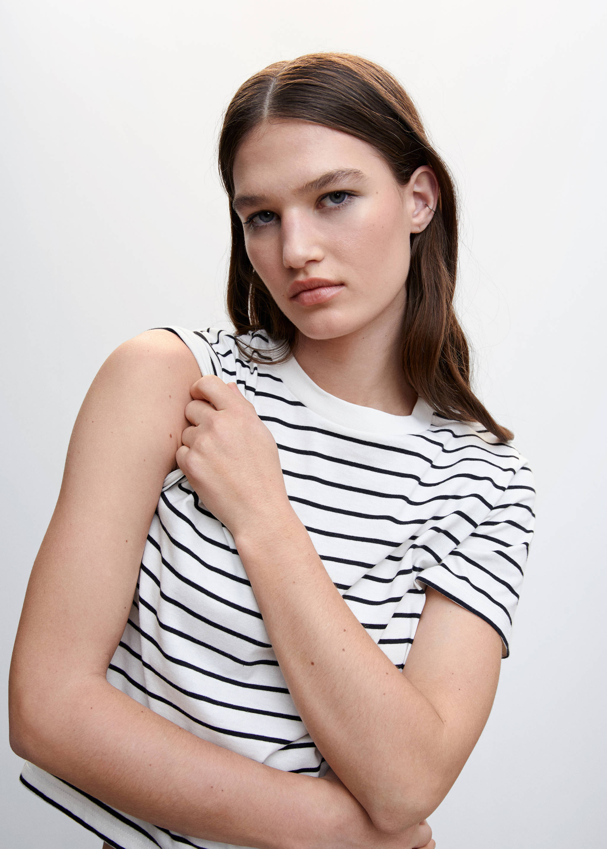 Striped jersey T-shirt - Details of the article 1