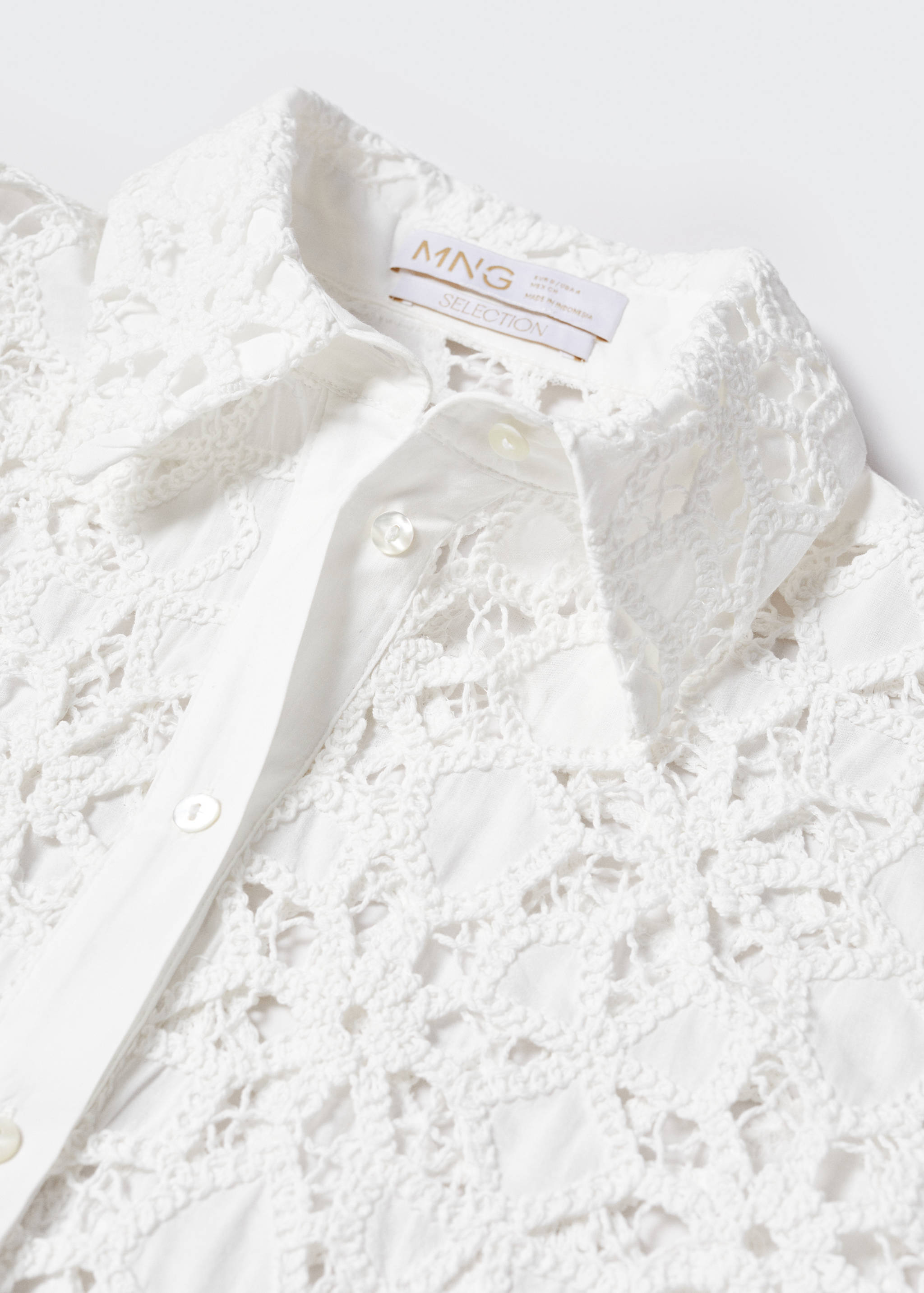 Chemise guipure détail lanière - Détail de l'article 8