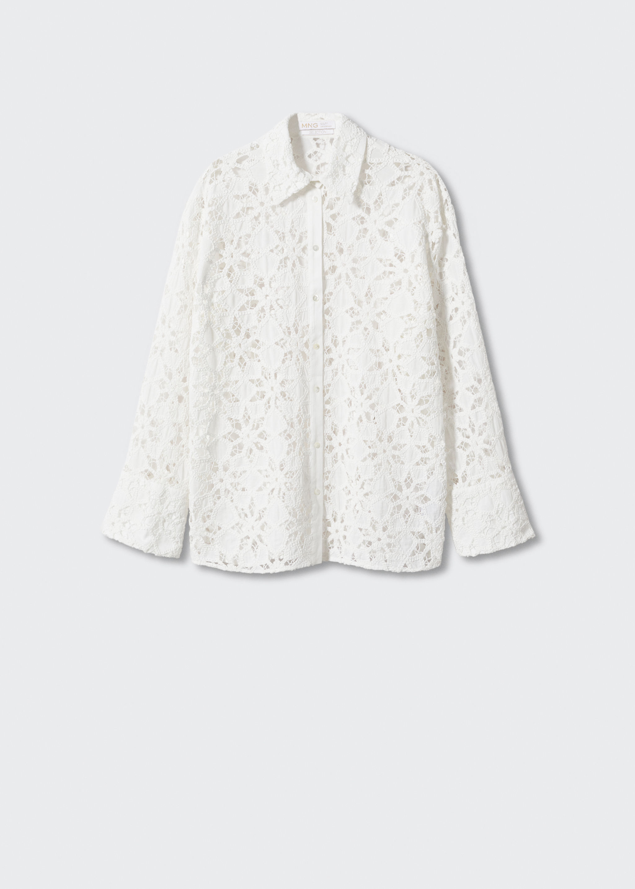 Chemise guipure détail lanière - Article sans modèle