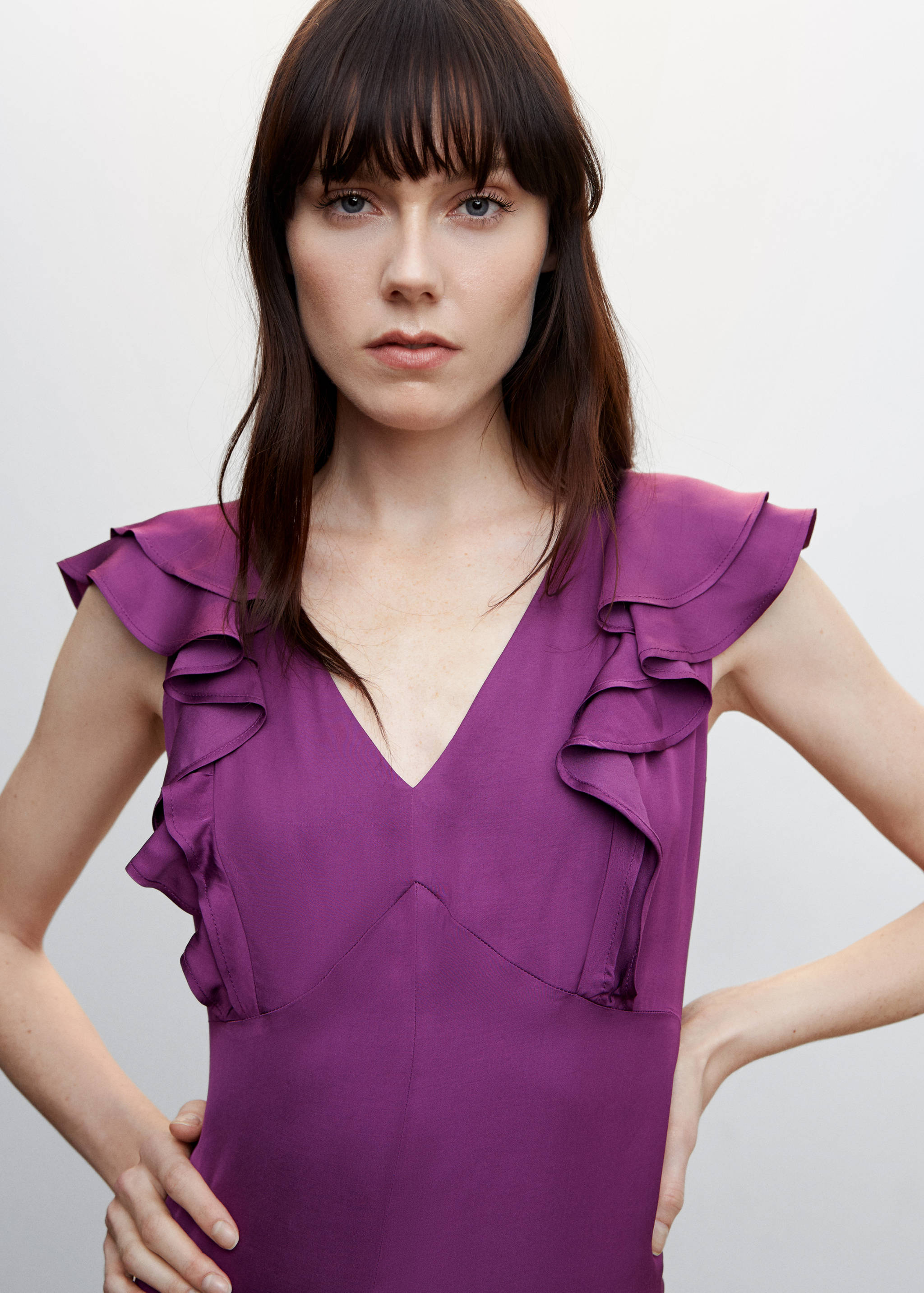 Jumpsuit met ruches en open rug - Detail van het artikel 1