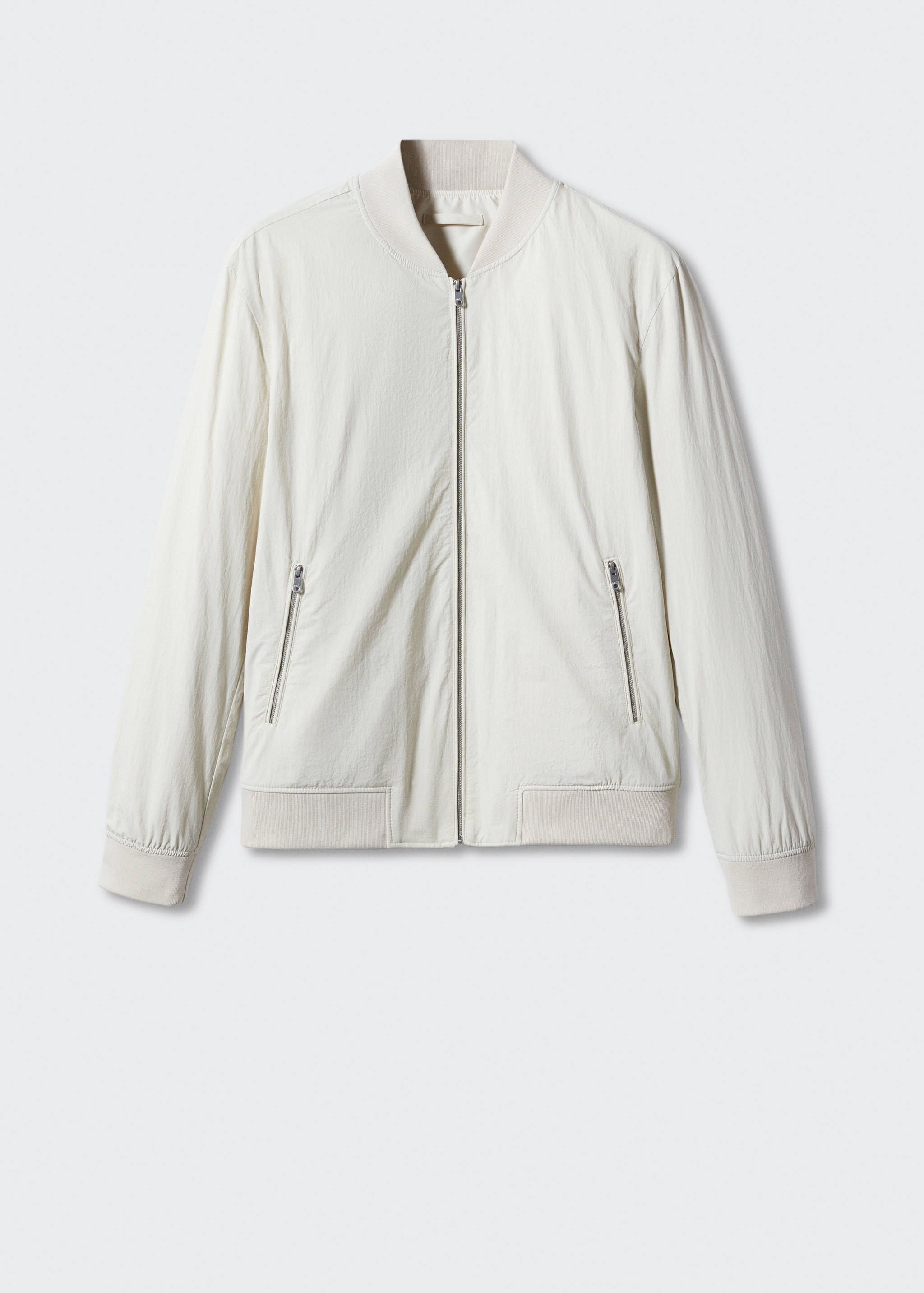 Bomberjacke aus leichtem Stoff - Artikel ohne Model