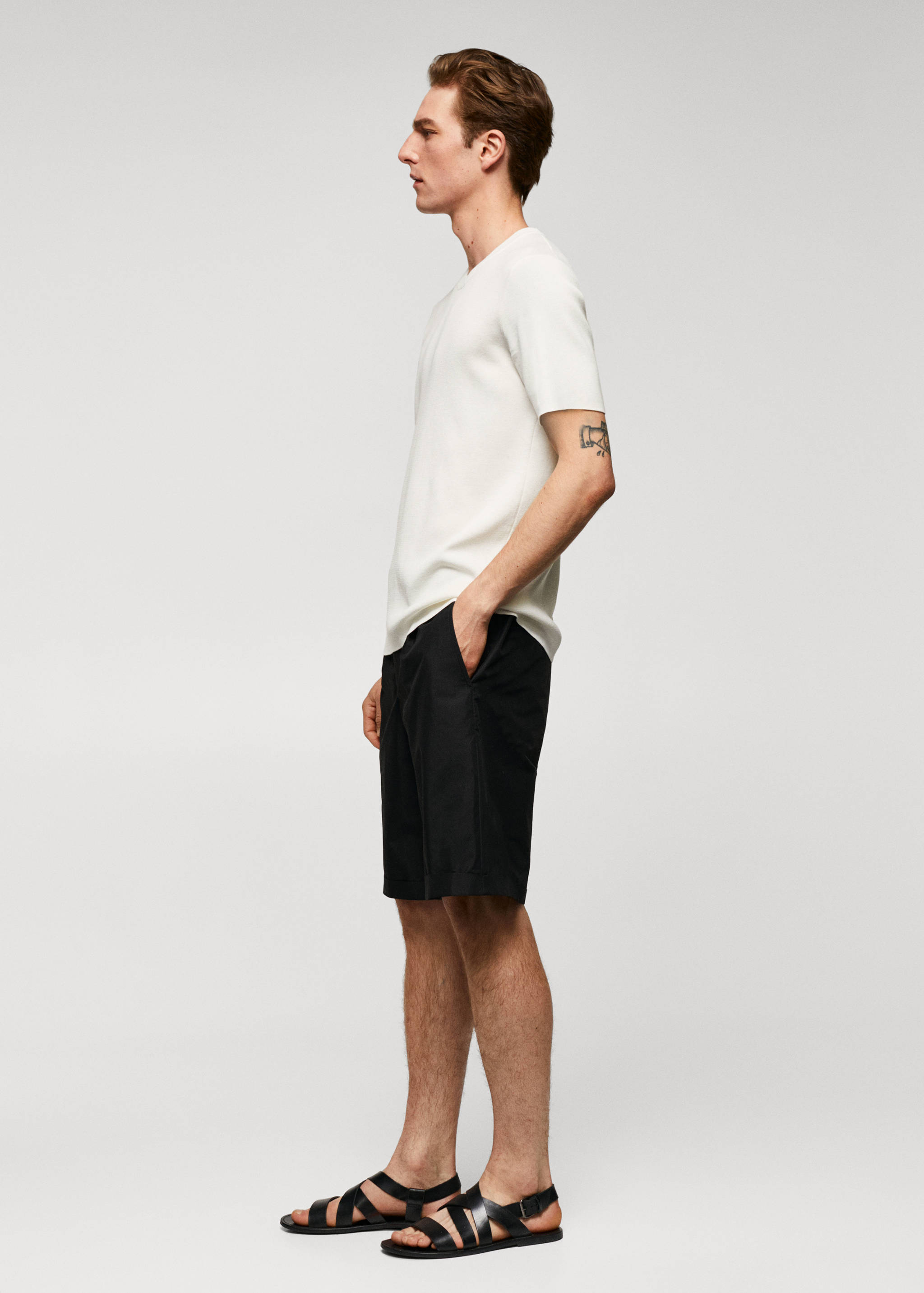 Fine-knit T-shirt - Details of the article 2