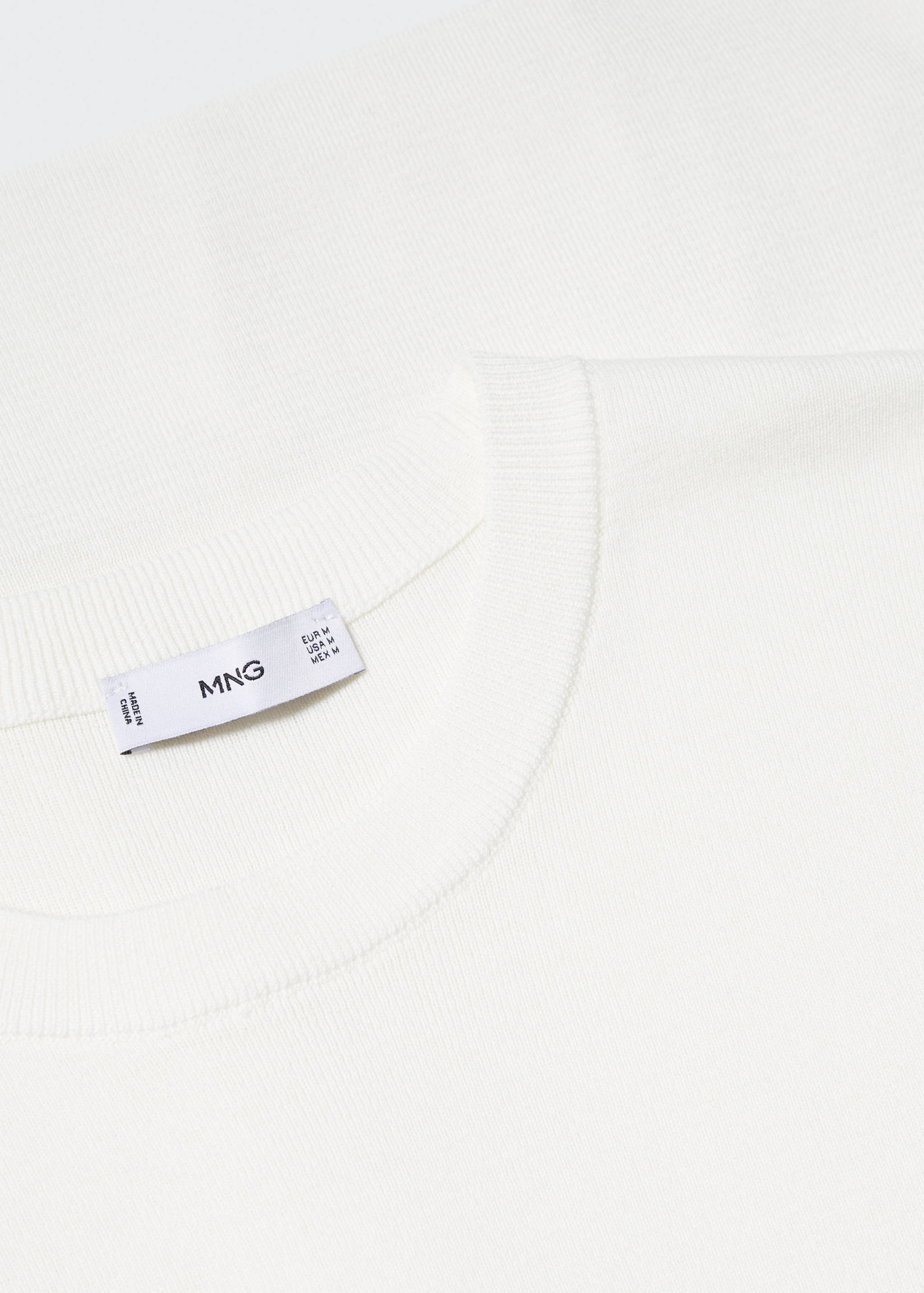 Fine-knit T-shirt - Details of the article 8
