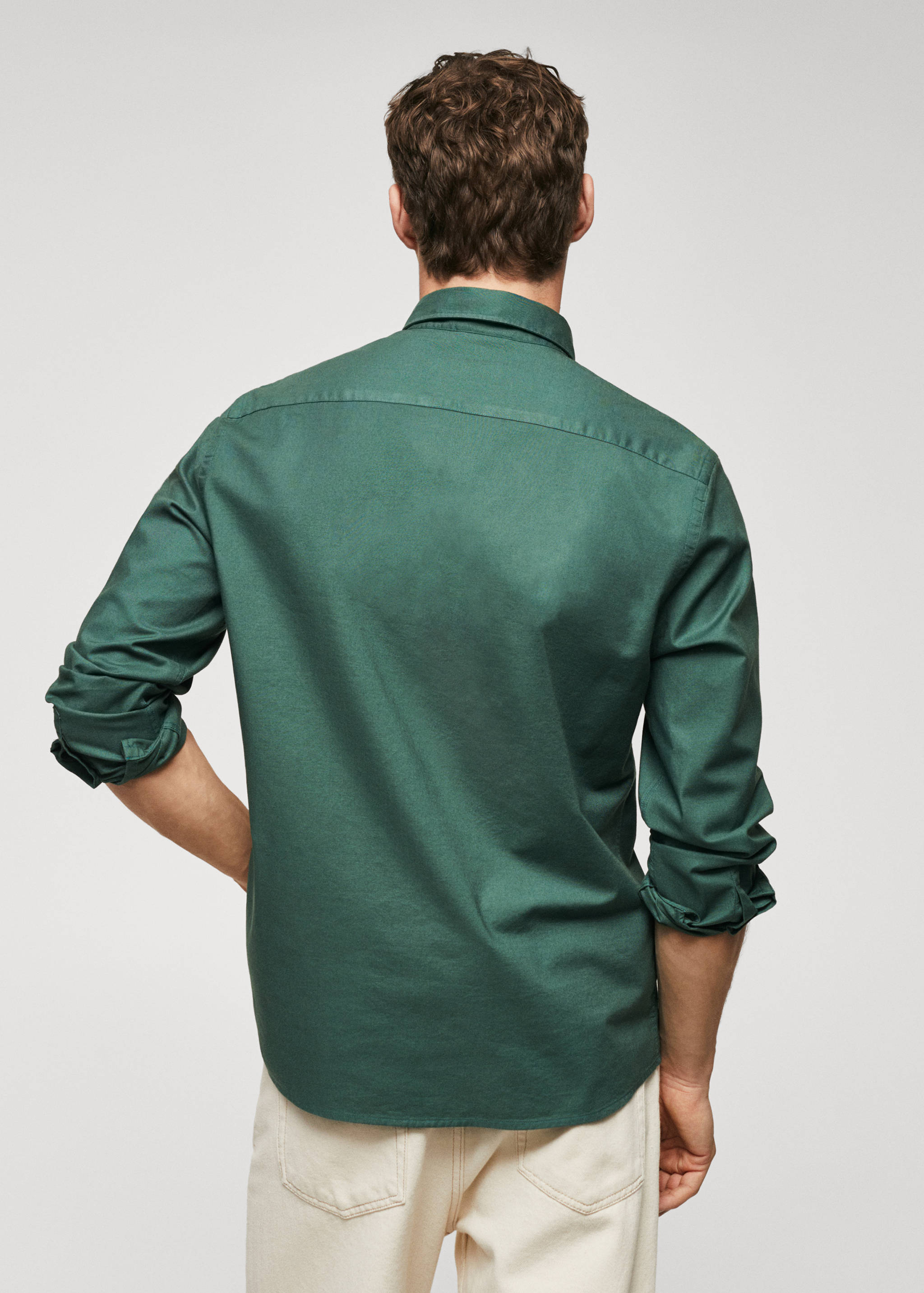 Regular Fit-Hemd aus Oxfordgewebe - Rückseite des Artikels