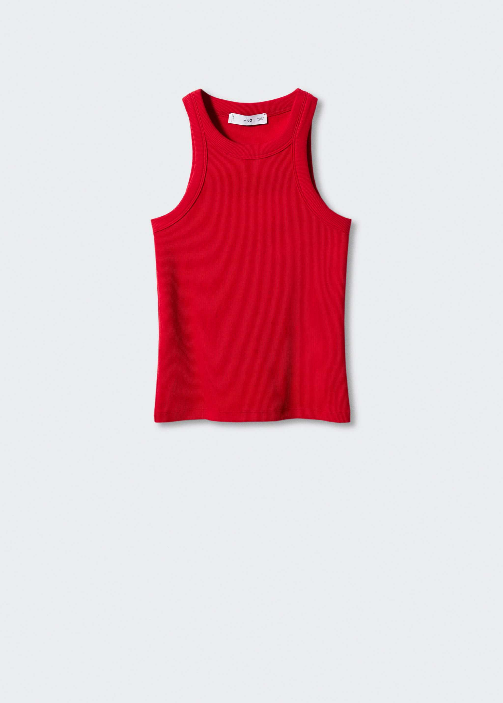 Top canalé algodón - Artículo sin modelo