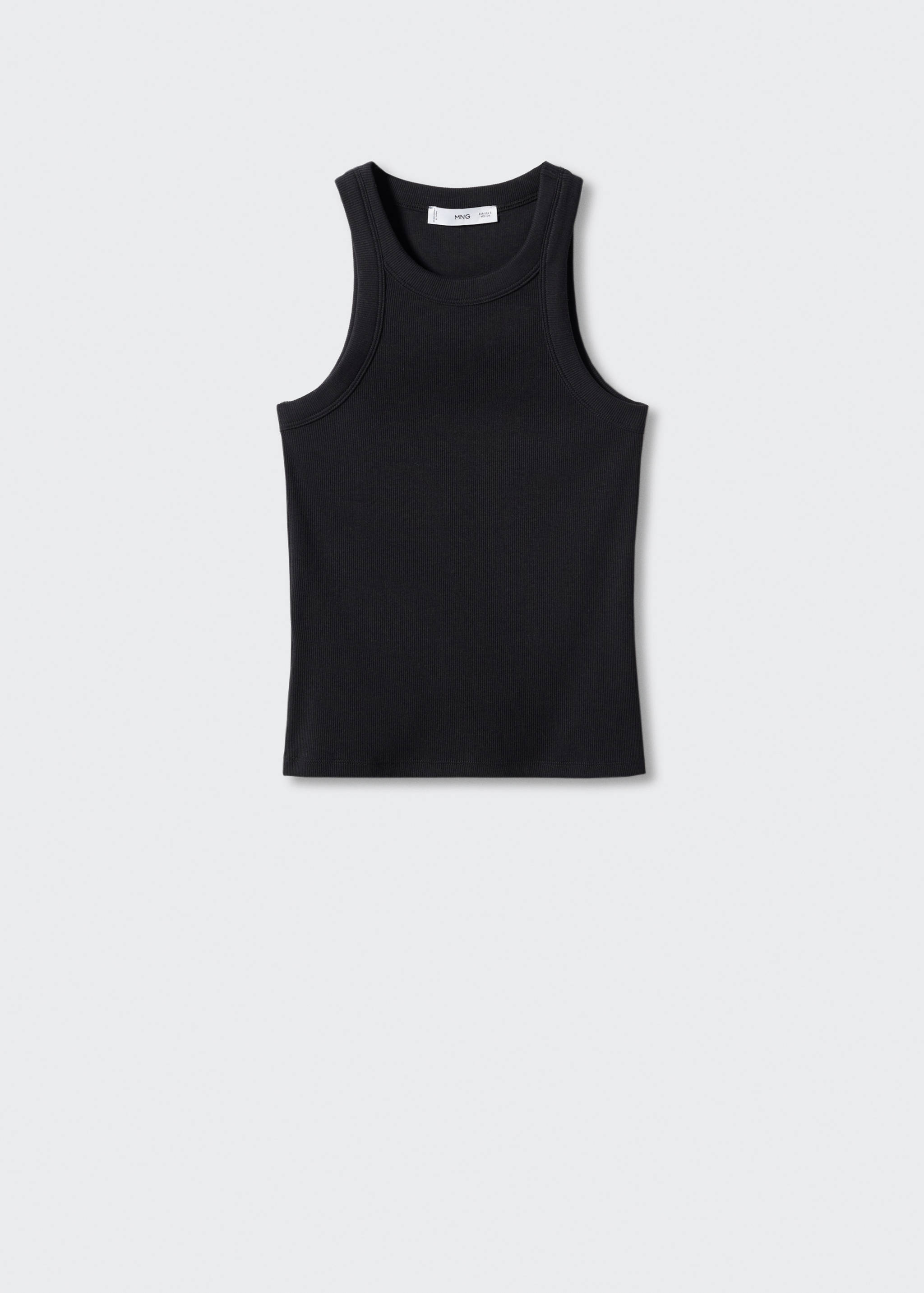 Top canalé algodón - Artículo sin modelo