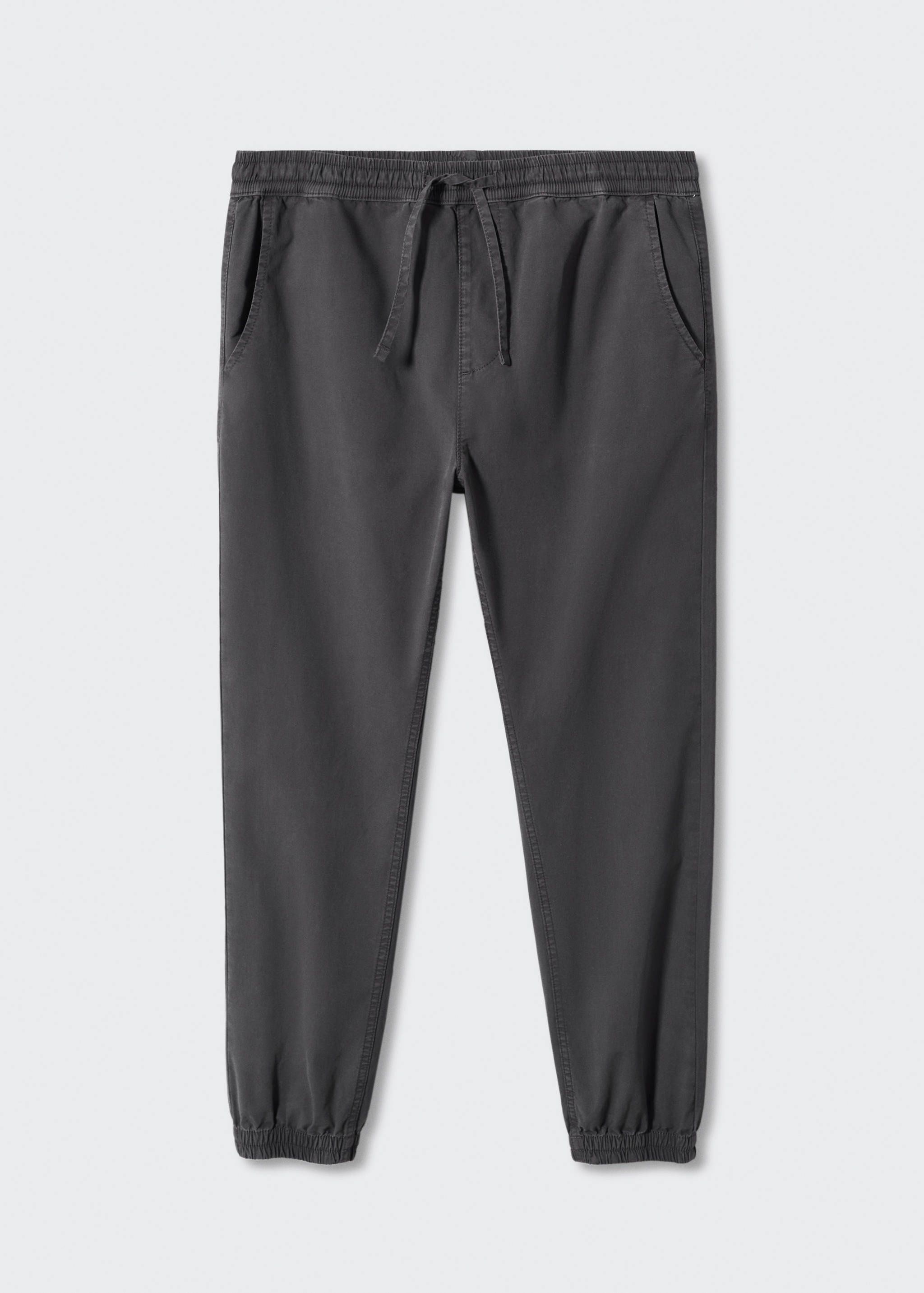 Cotton jogger-style trousers - Article without model