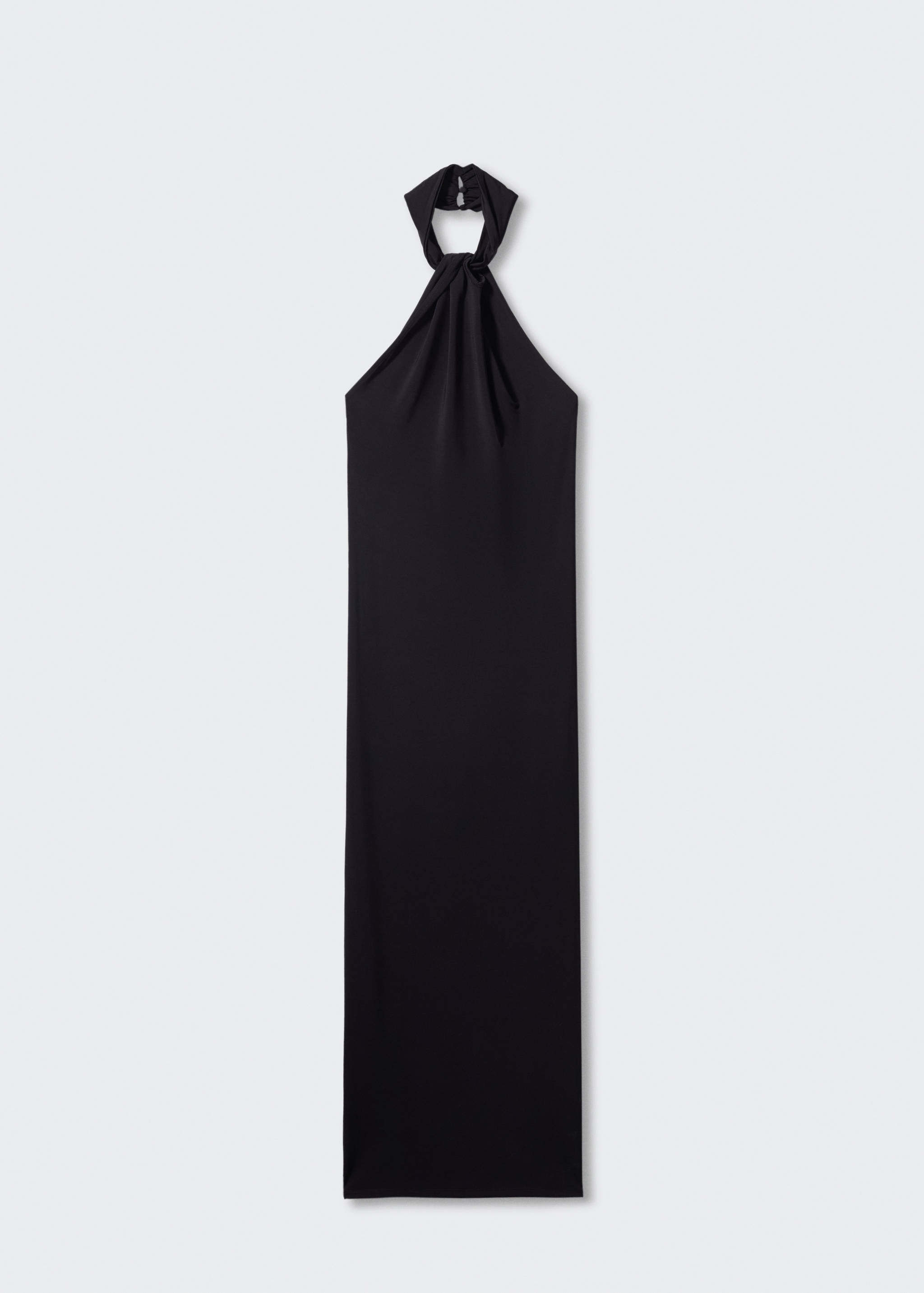 Halter dress with back opening - Article without model