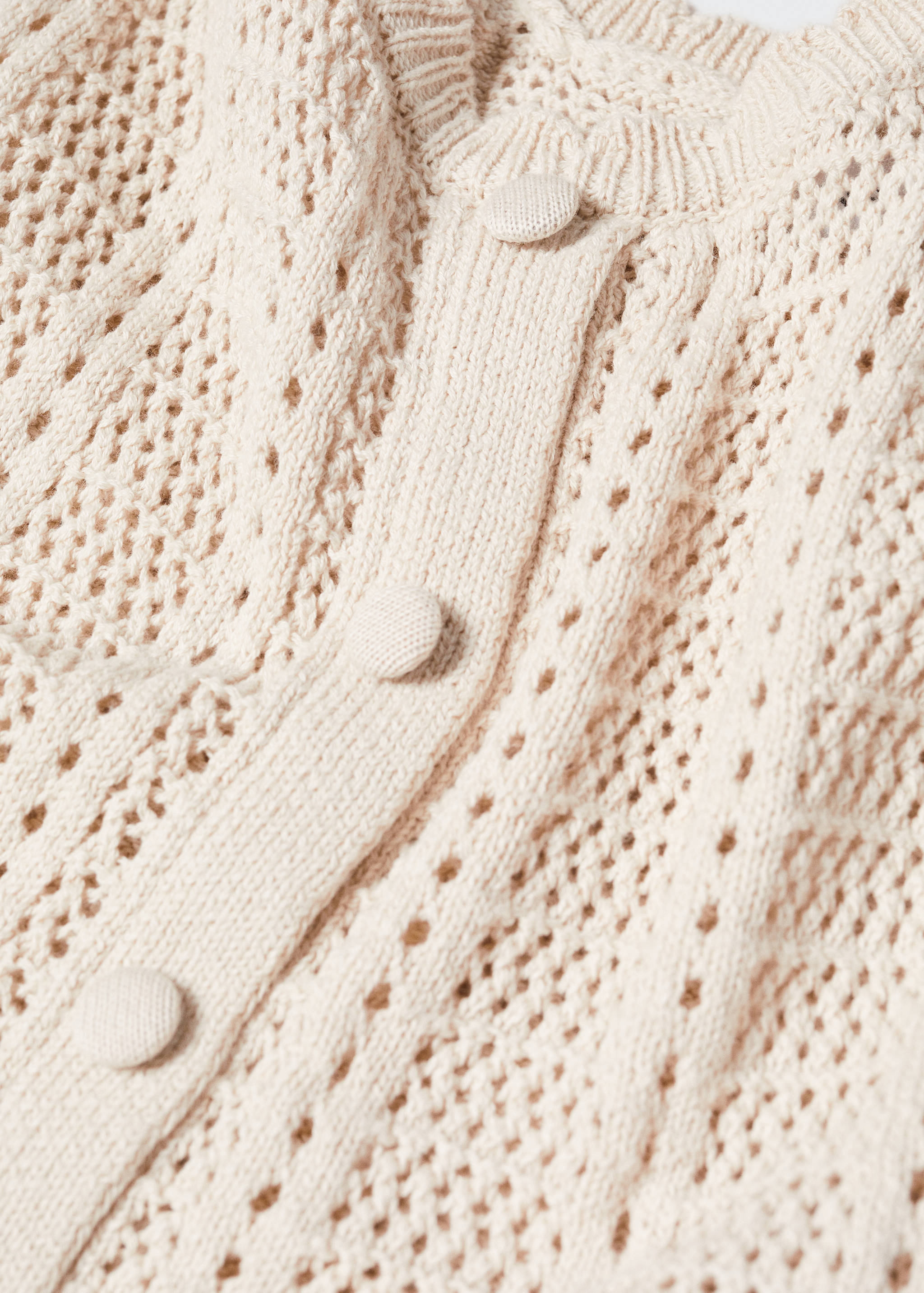 Button knit dress - Details of the article 8