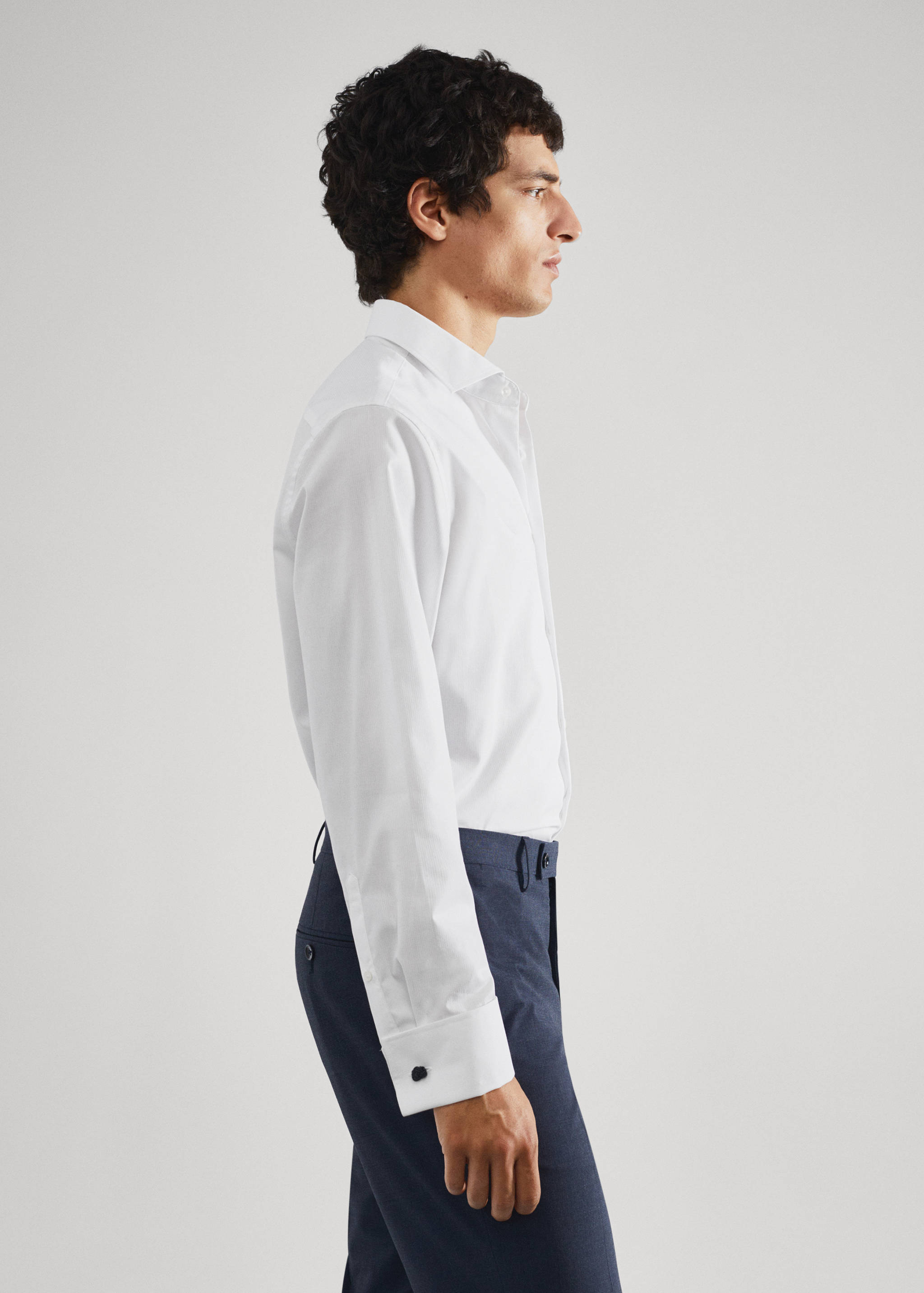 Obleková košile regular fit s manžetovými knoflíčky - Detail zboží 1