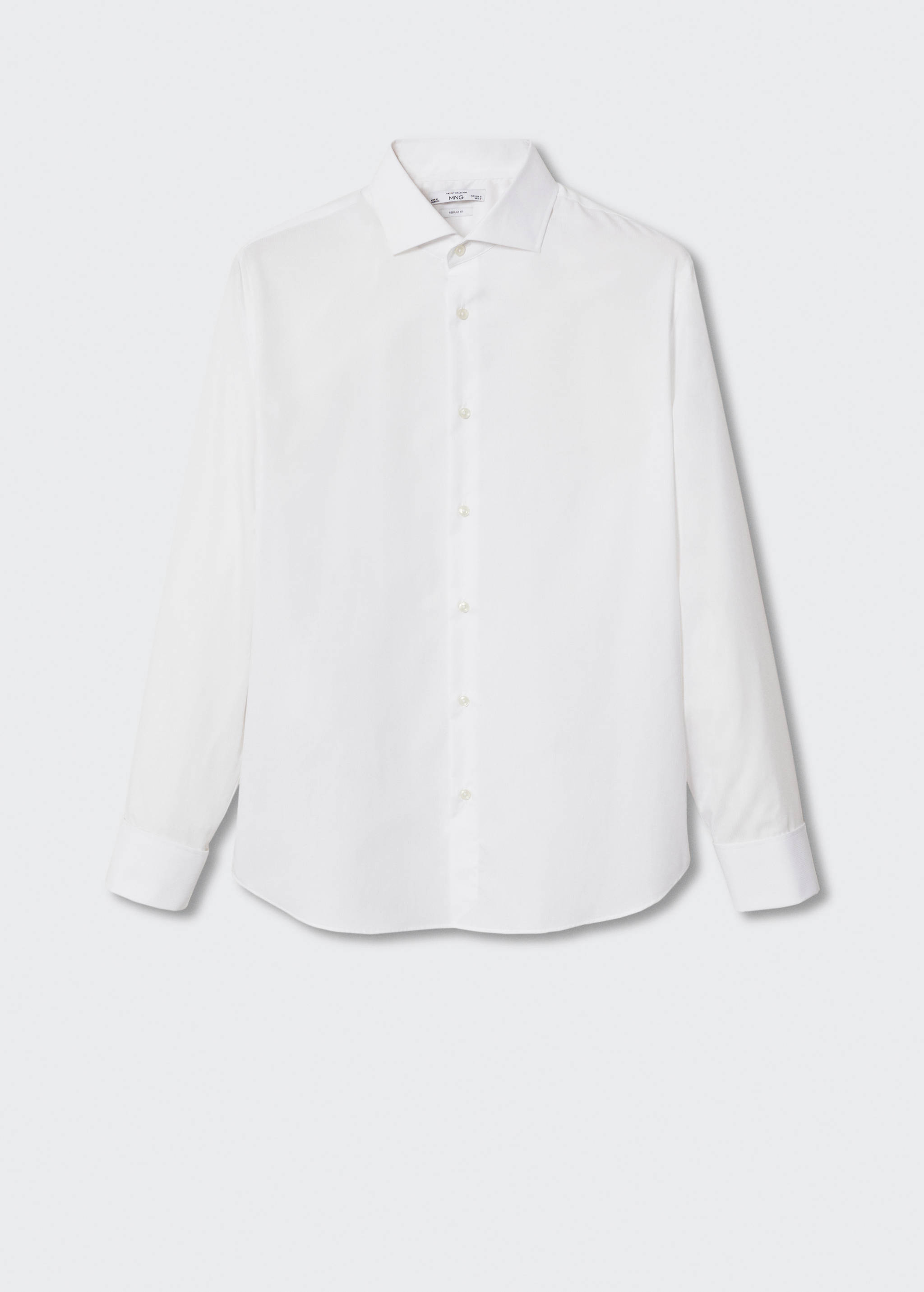 Obleková košile regular fit s manžetovými knoflíčky - Zboží bez modelu