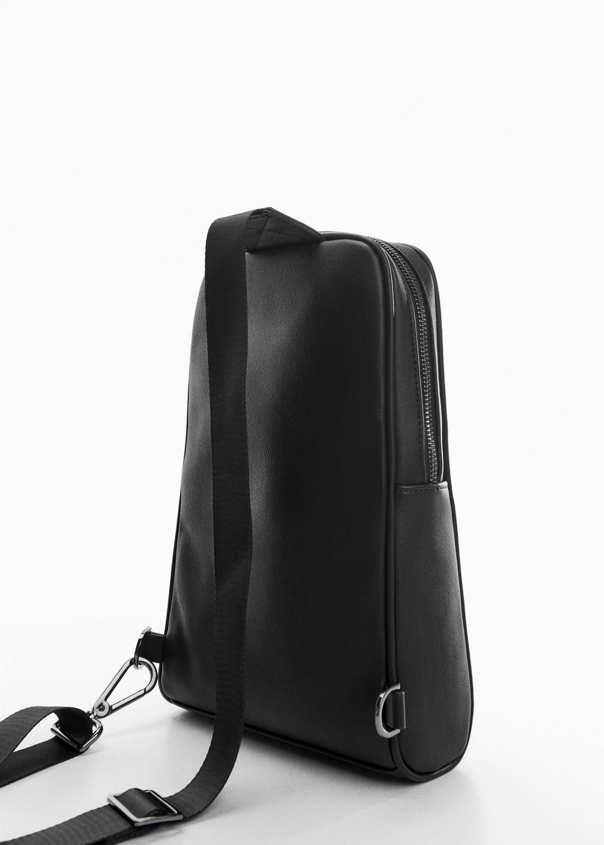 Leather-effect backpack - Medium plane