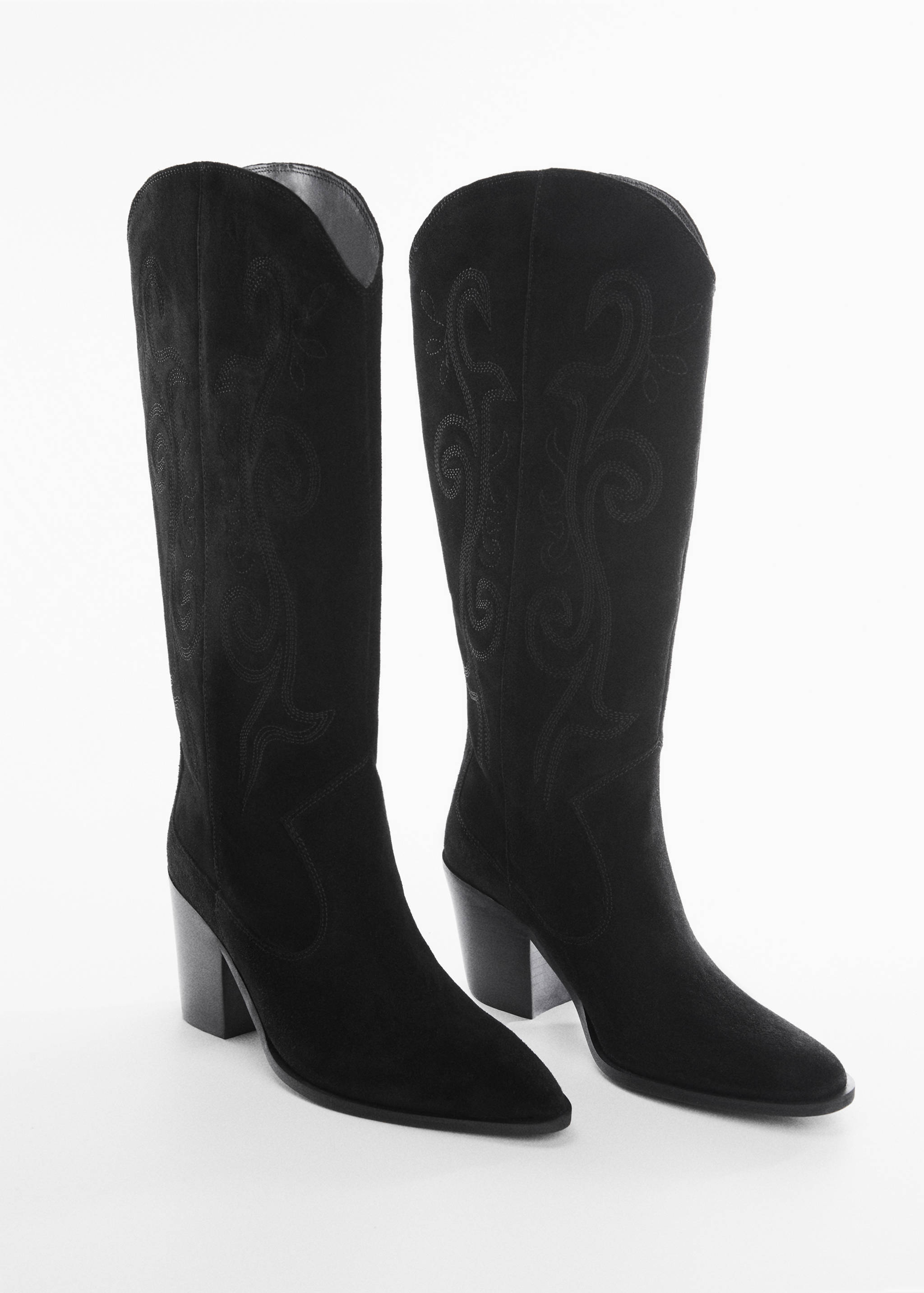 Cowboy leather boots - Medium plane