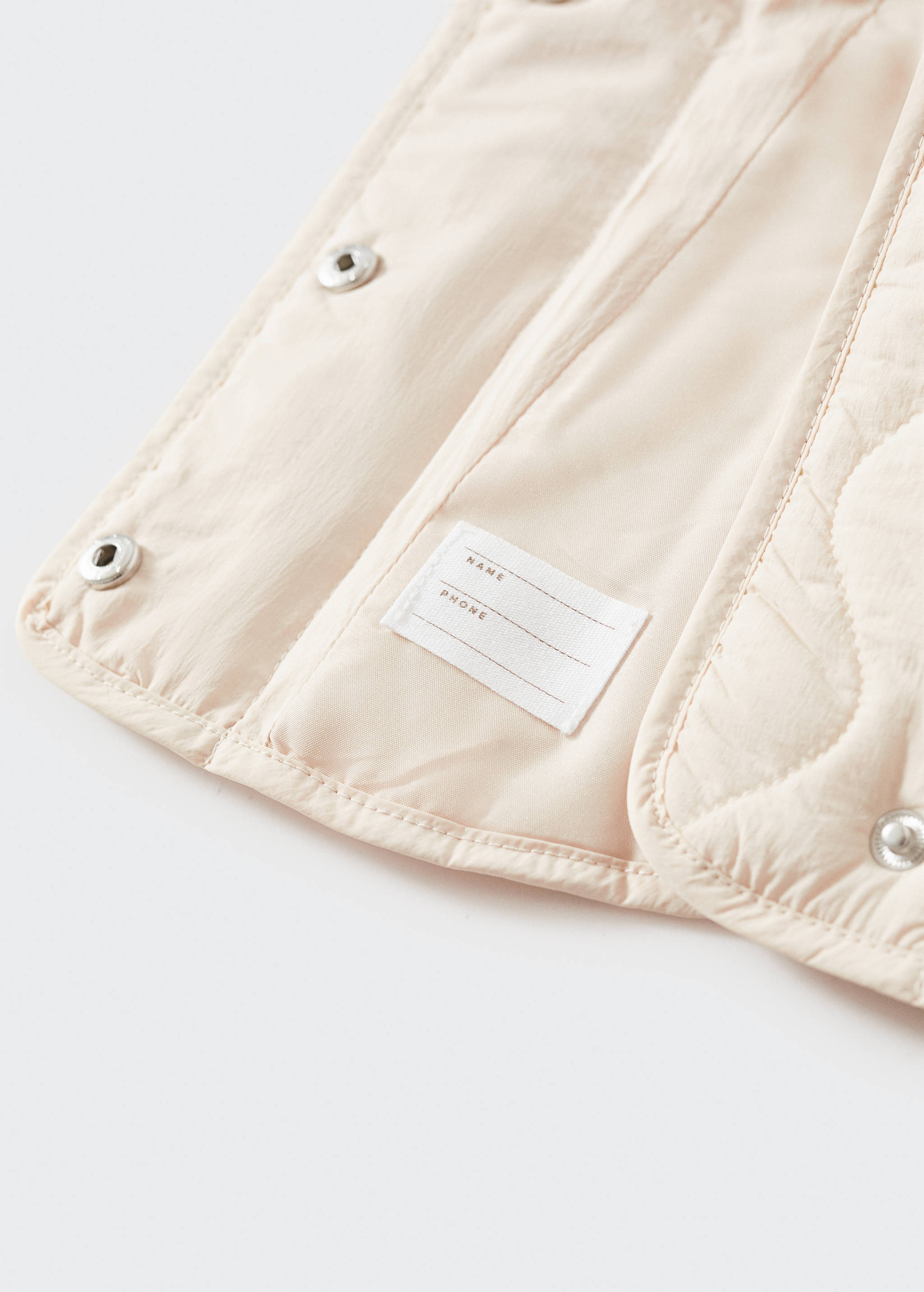 Quilted coat with collar - Details of the article 8