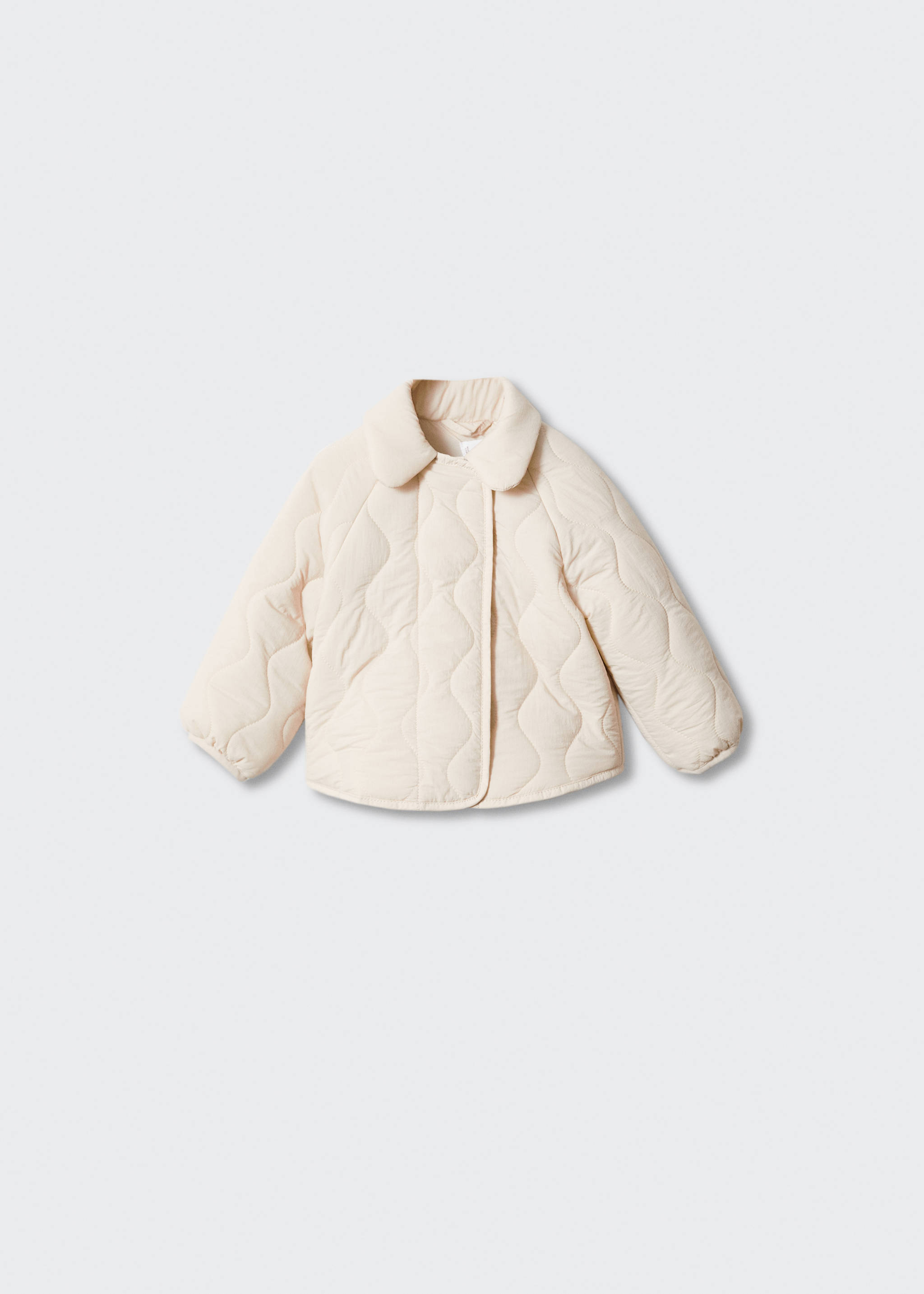 Quilted coat with collar - Article without model