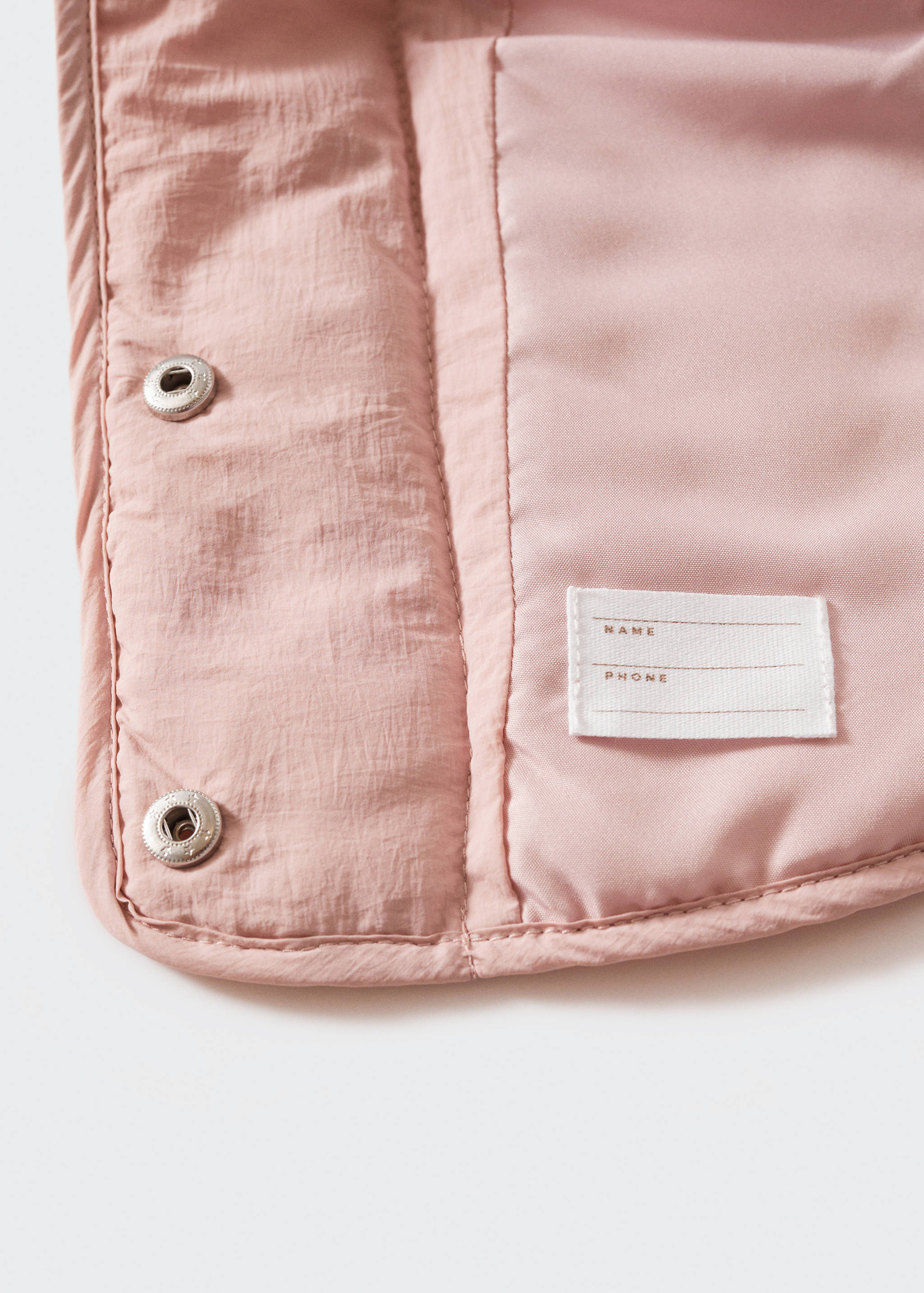 Quilted coat with collar - Details of the article 0