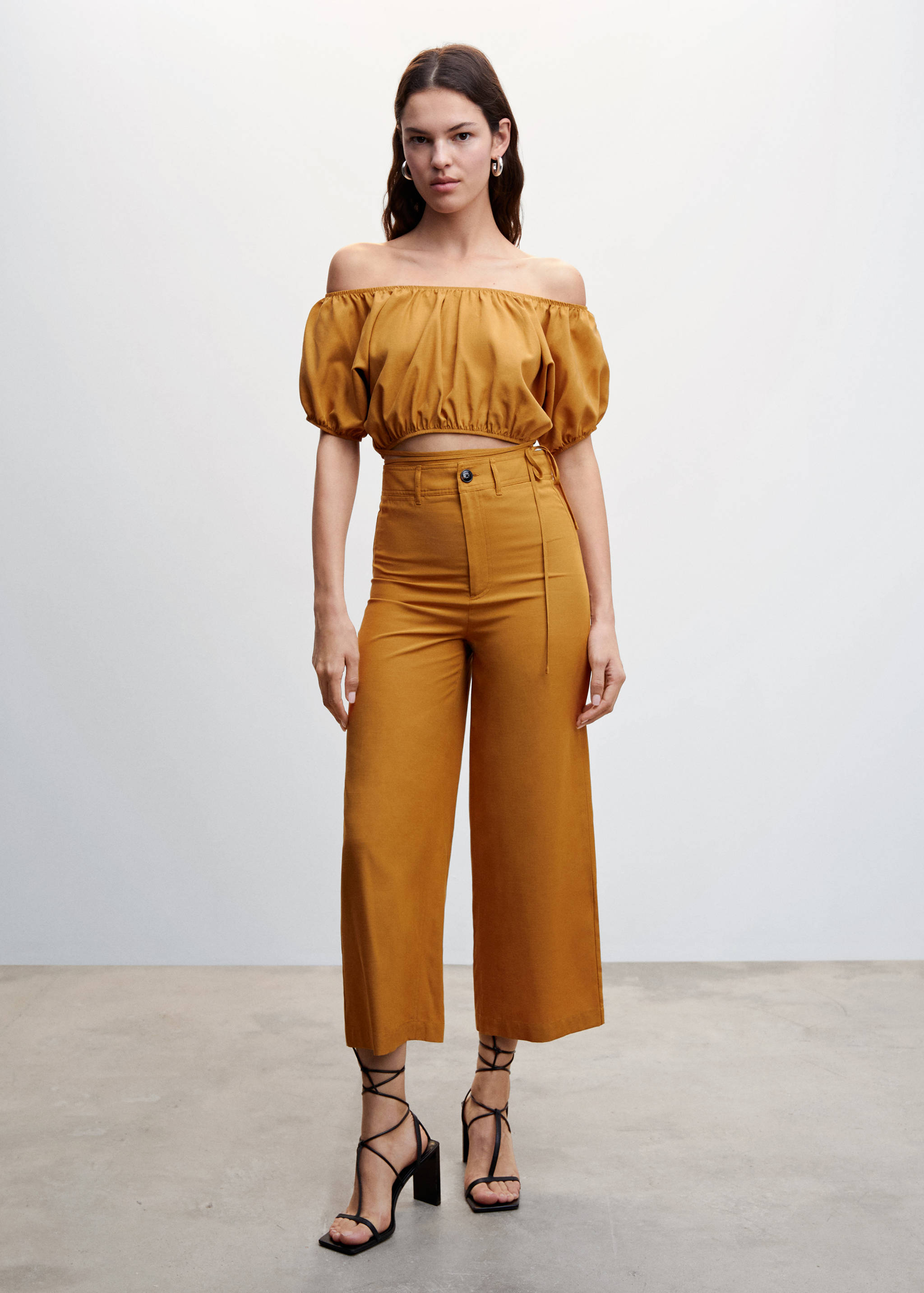 Blusa mangas abullonadas - Plano general