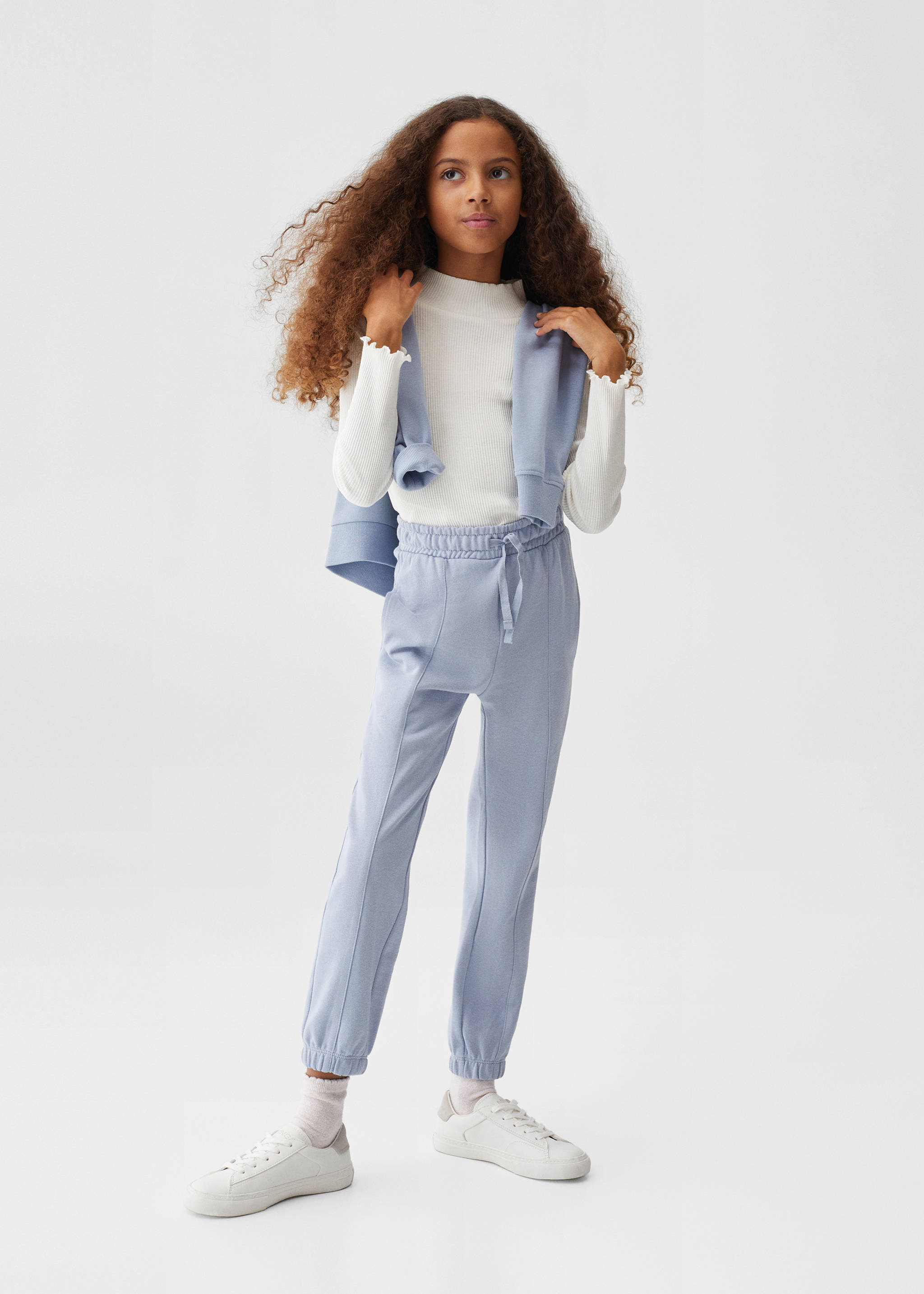 Drawstring jogger trousers - General plane