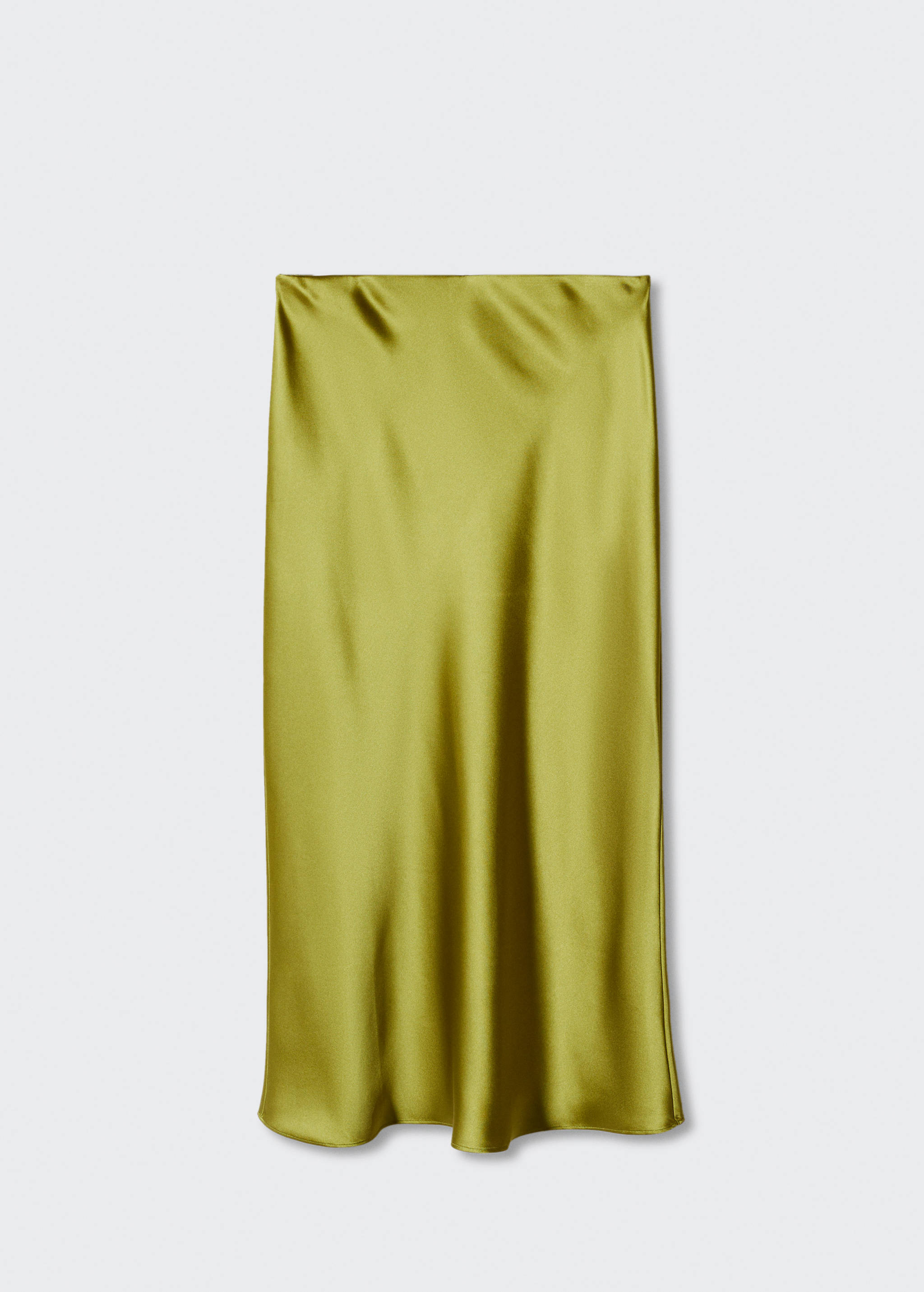 Falda midi satinada - Artículo sin modelo
