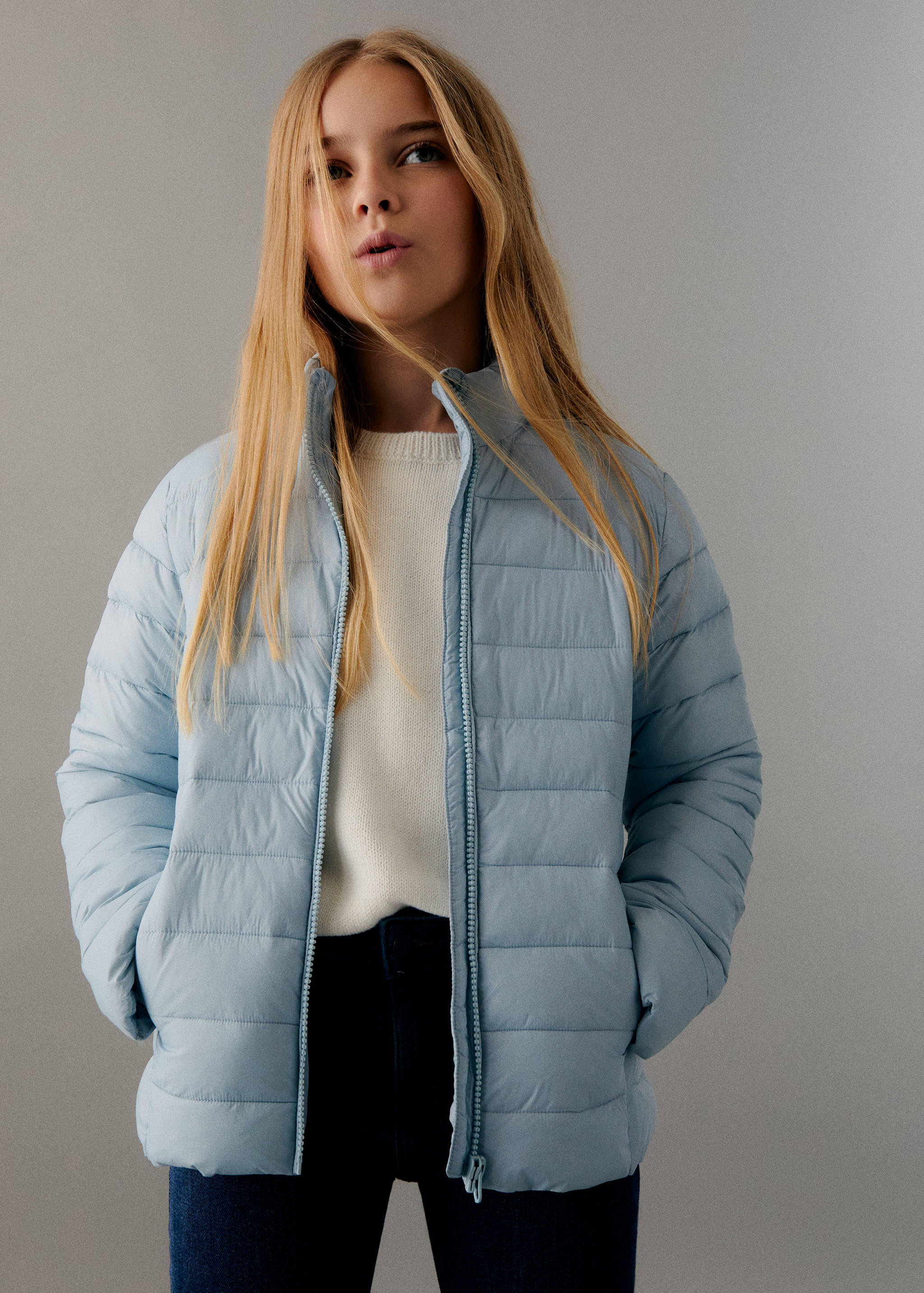 Steppelt vízálló anorák rombuszokkal - Felezősík