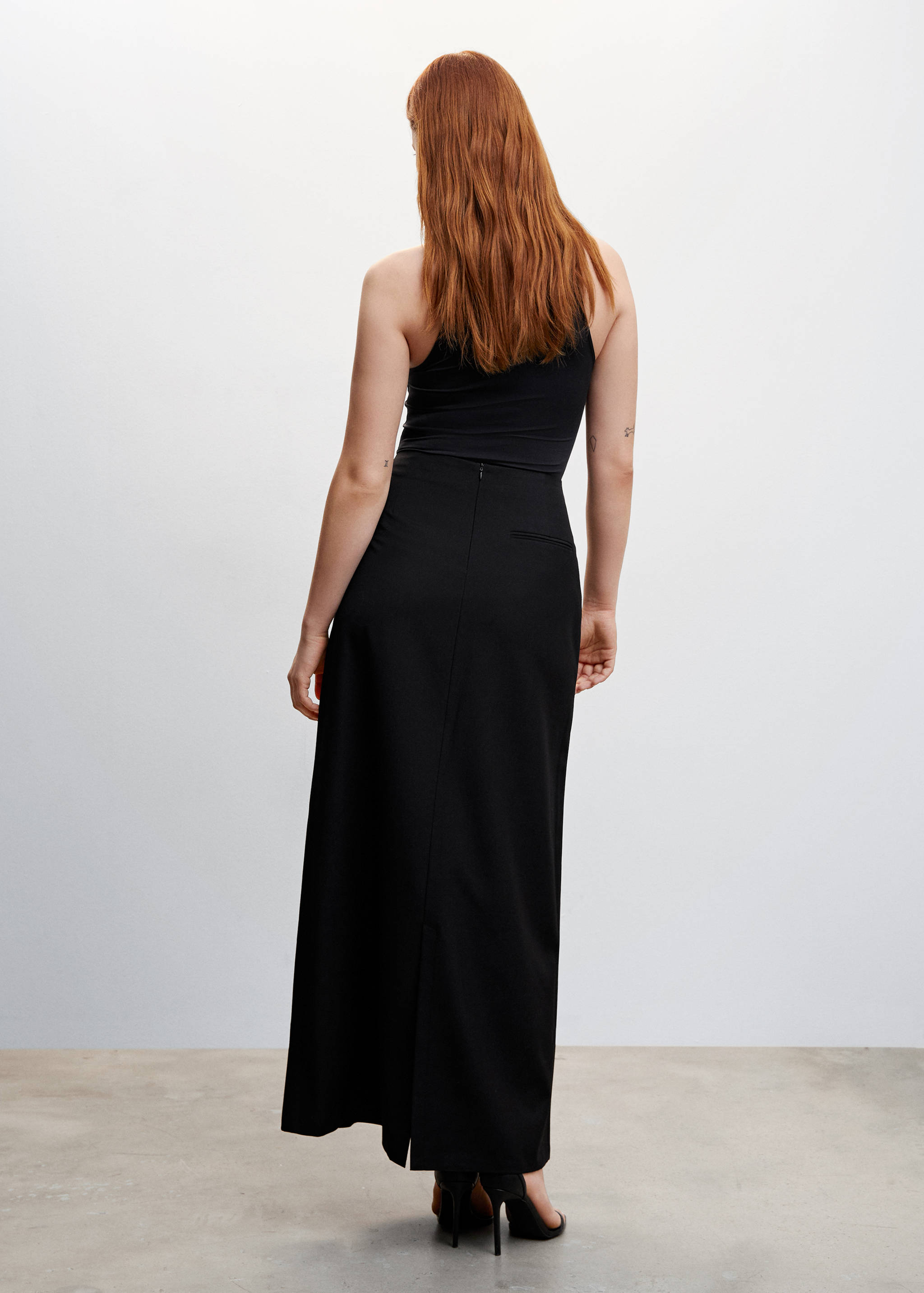 Flowy long skirt - Reverse of the article