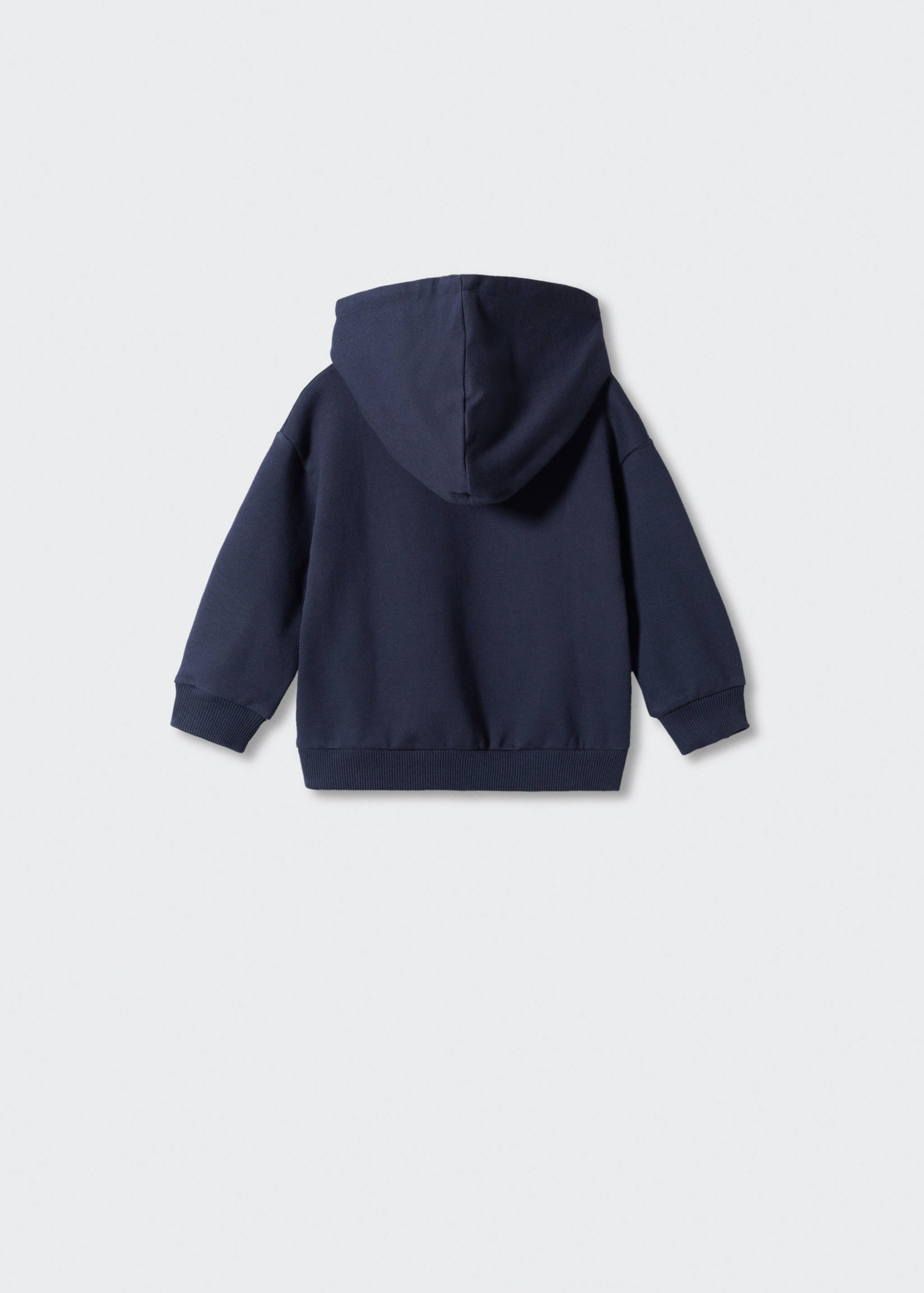 Printed cotton sweatshirt - Reverse of the article