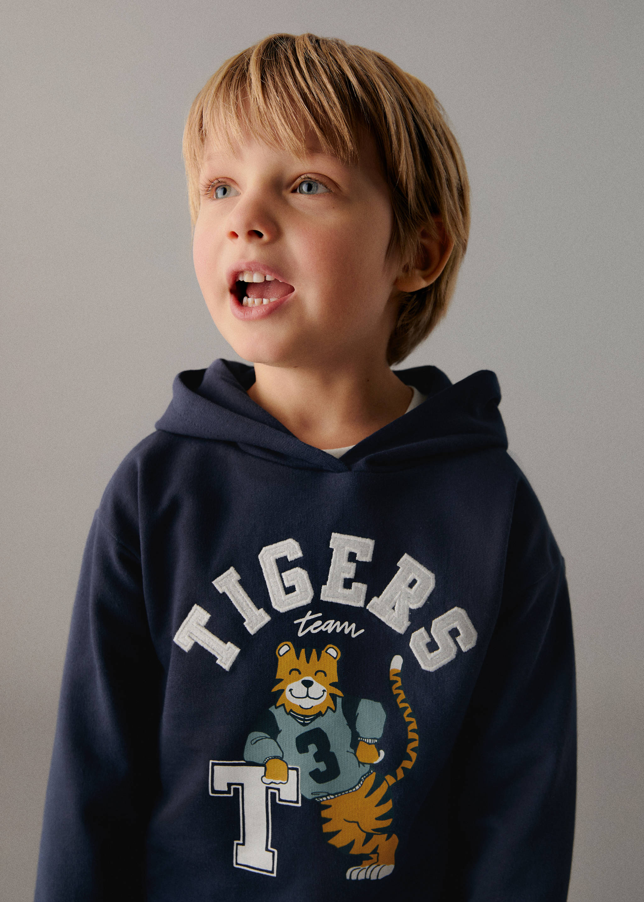 Printed cotton sweatshirt - Details of the article 1