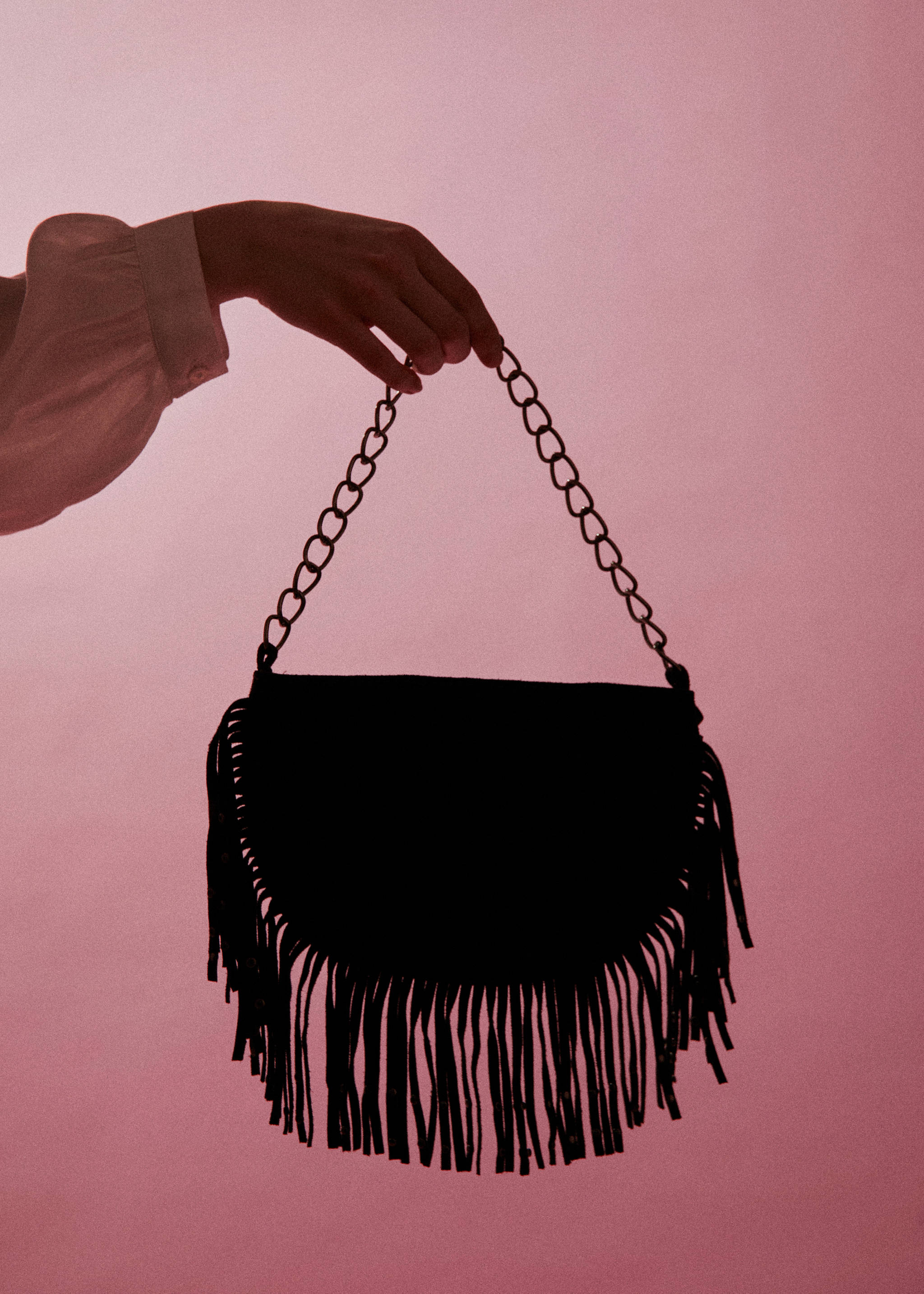 Fringe leather bag - Details of the article 5