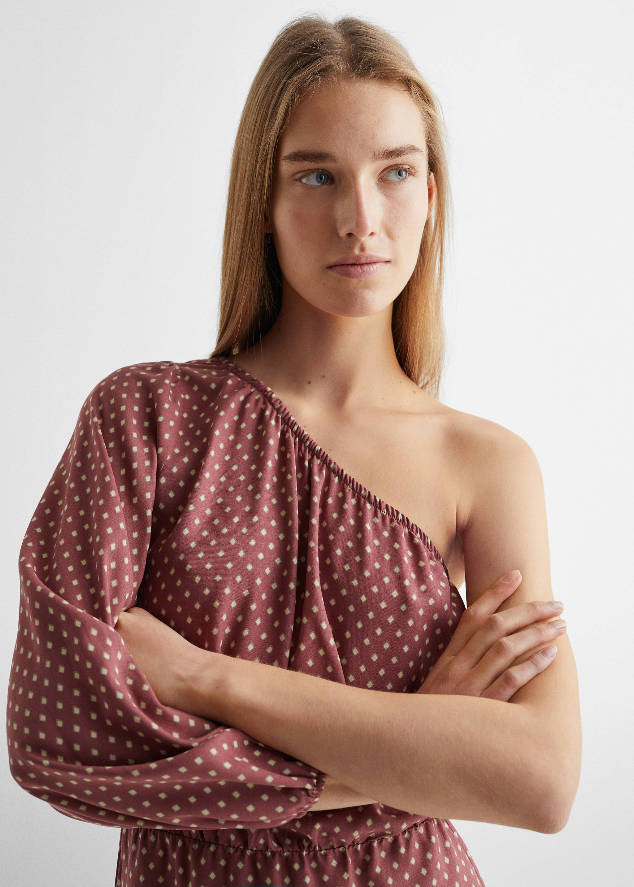 Robe asymétrique volantée - Détail de l'article 1